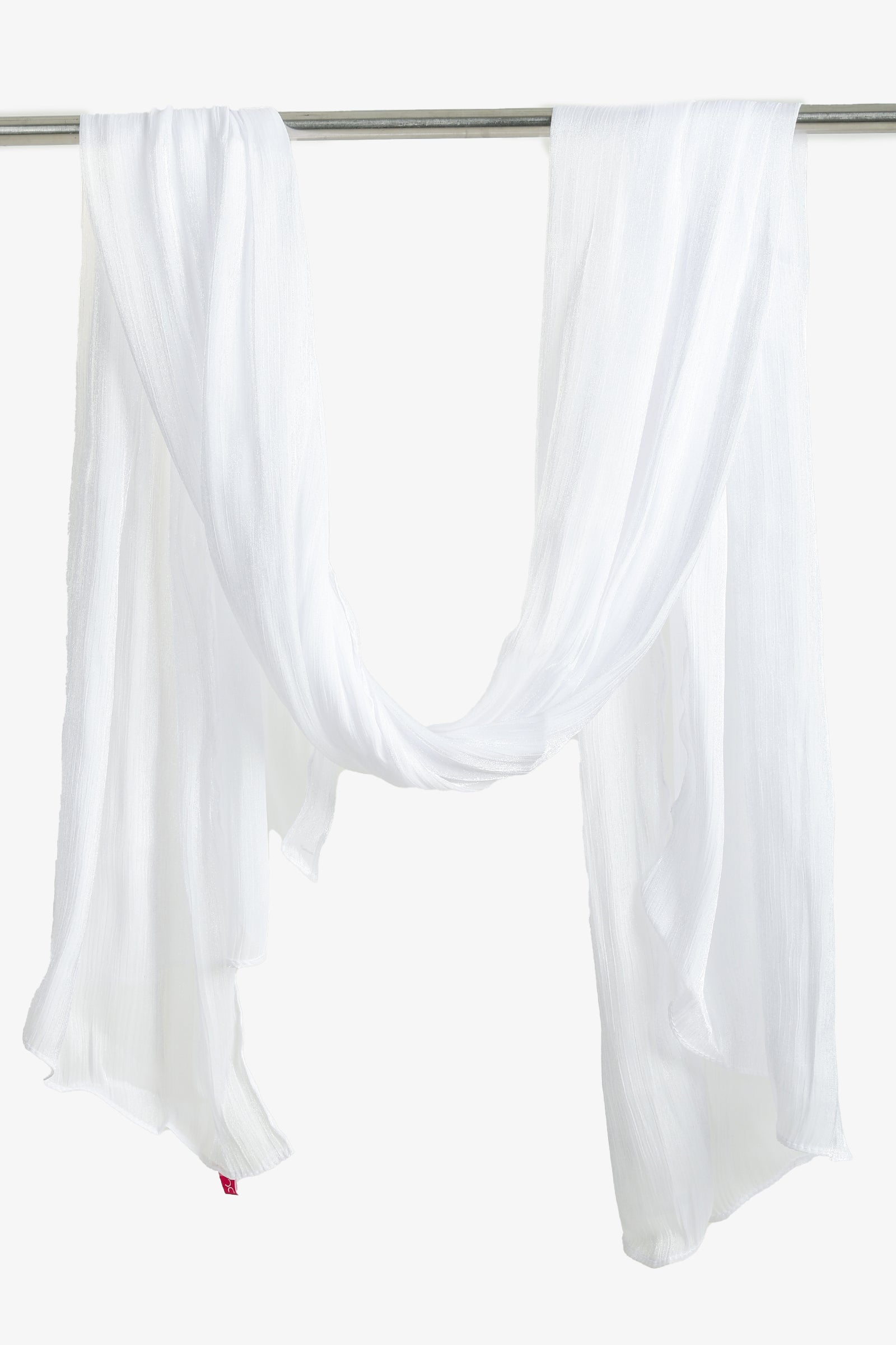 Cotton Organza Crinkle Scarf