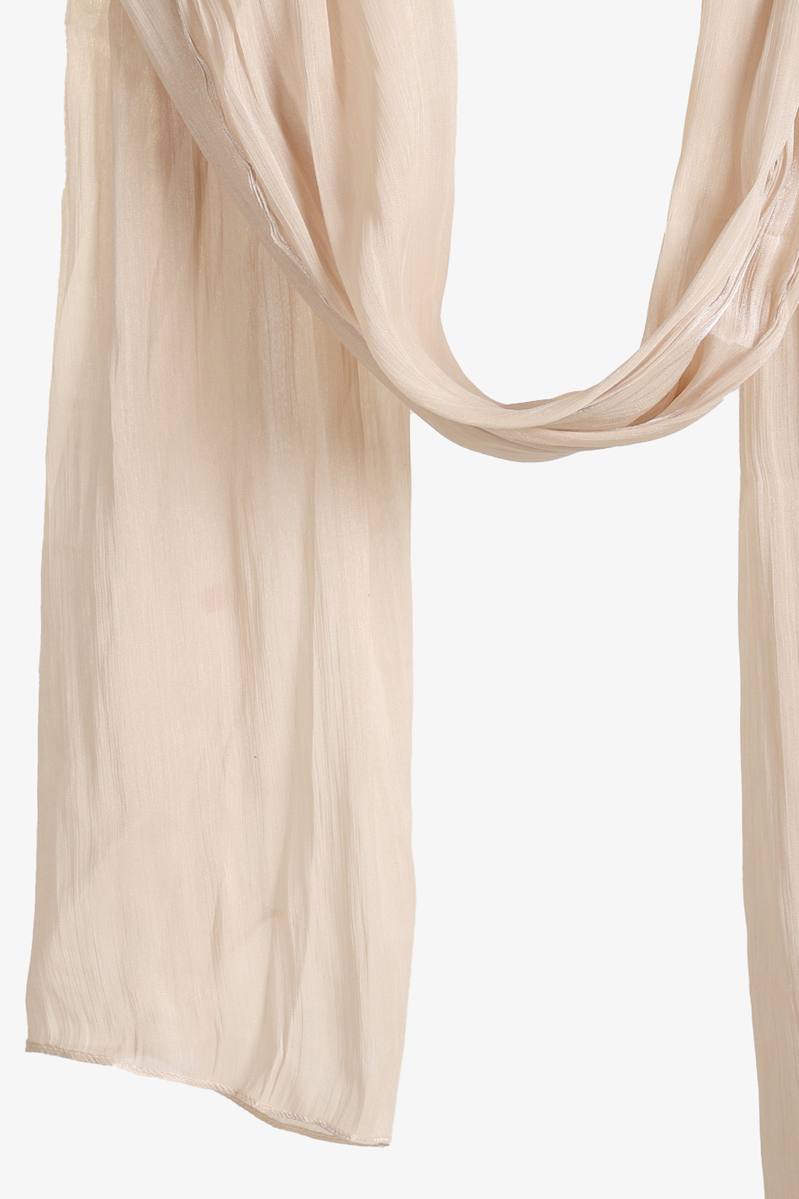 Cotton Organza Crinkle Scarf