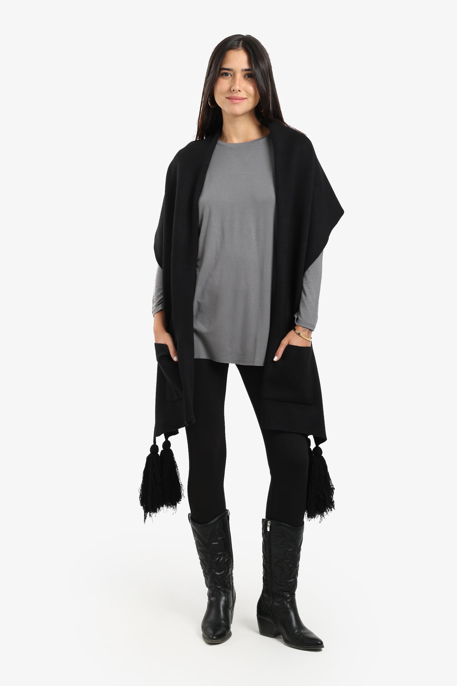Essential Knitted Poncho