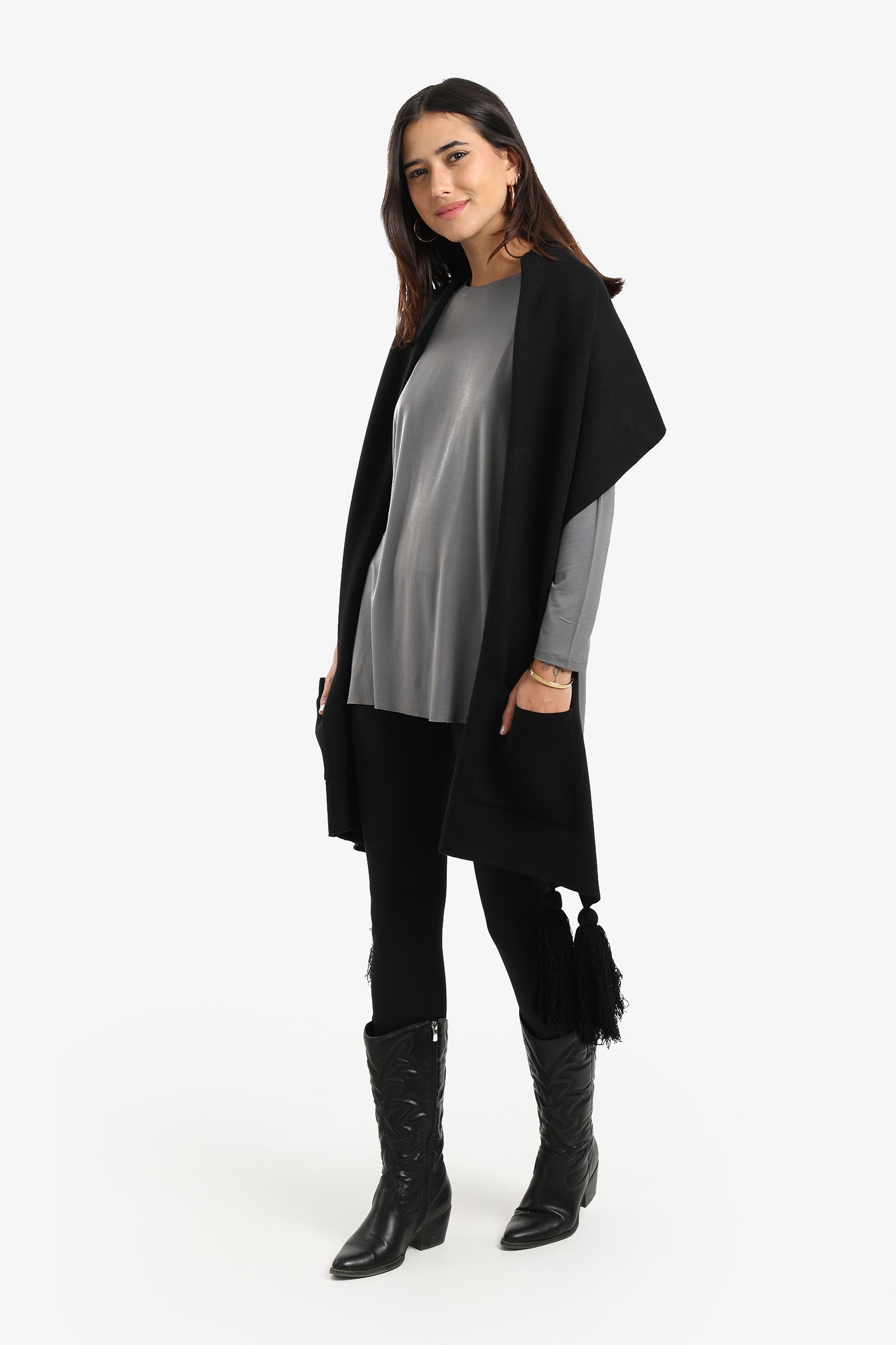 Essential Knitted Poncho