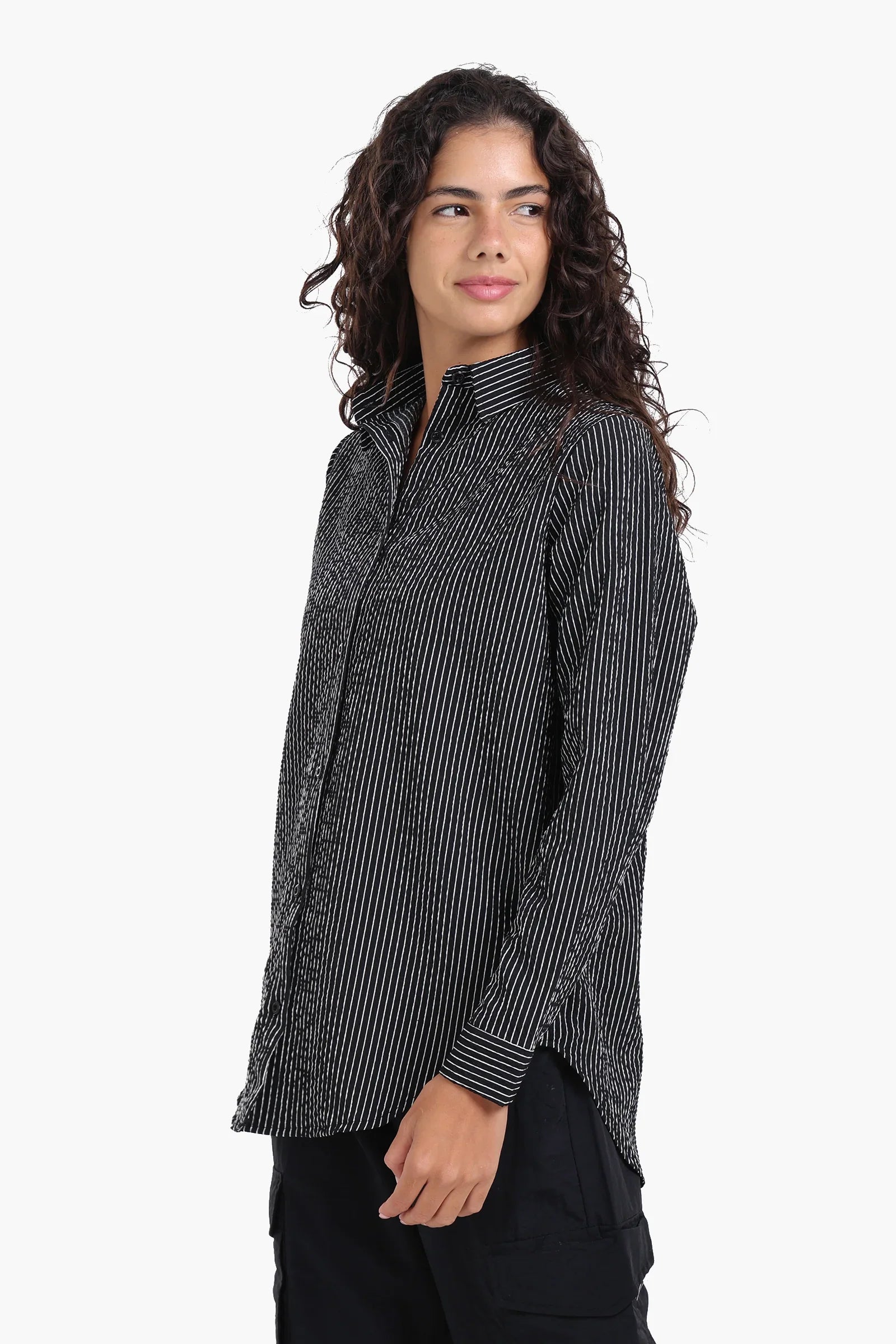 Striped Long-Sleeve Shirt