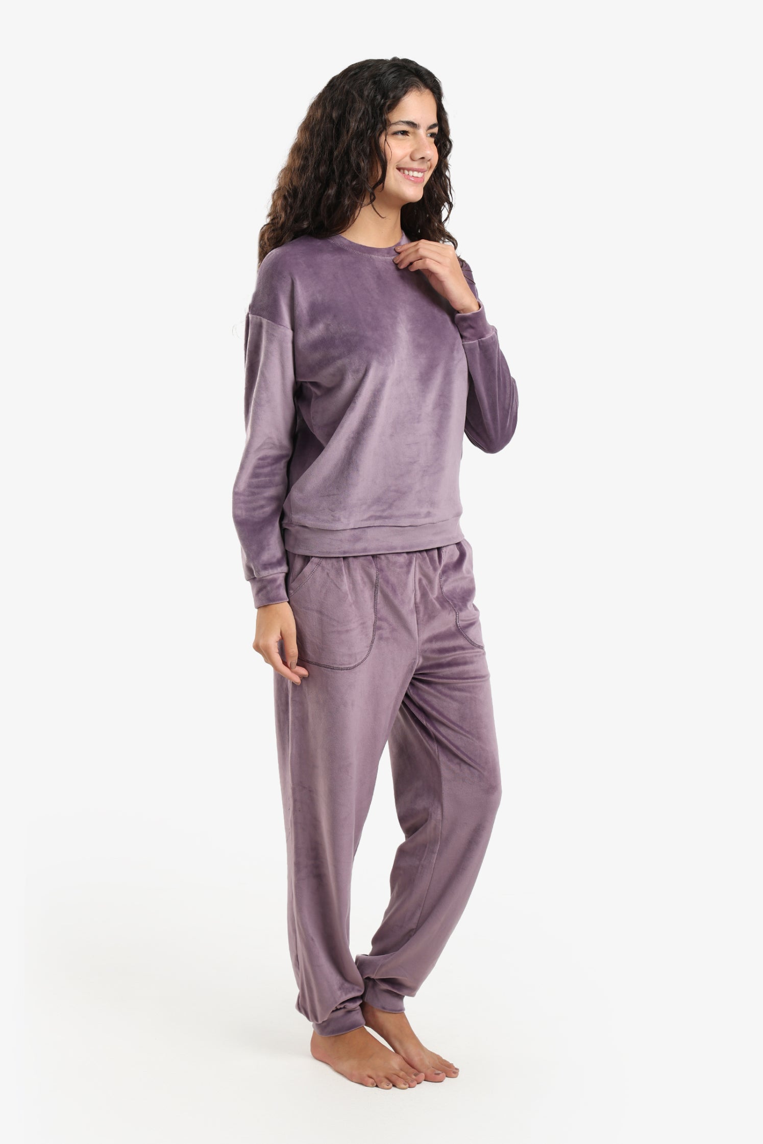 Cozy Velvet Pajama Pants