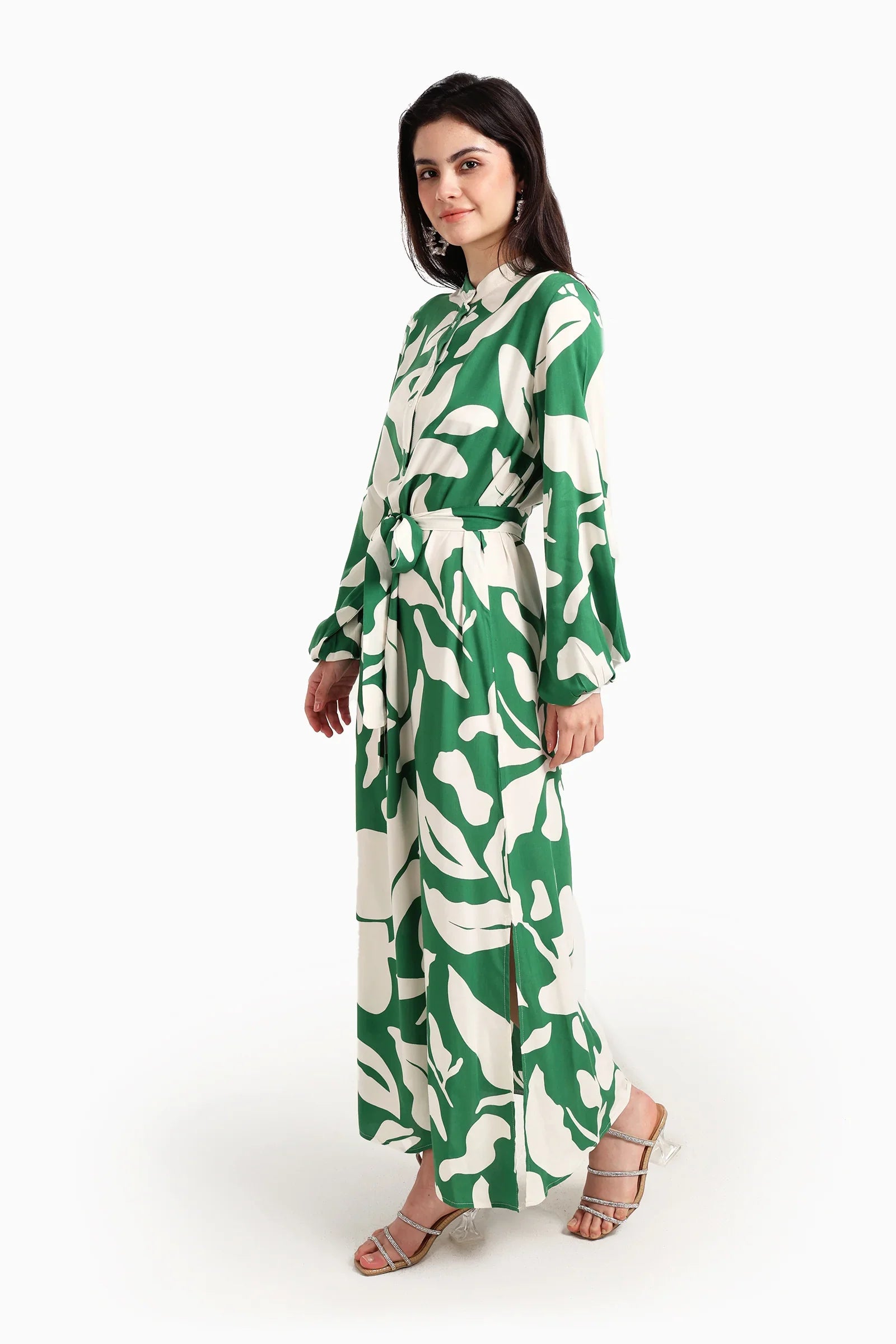 Elegant Printed Dress