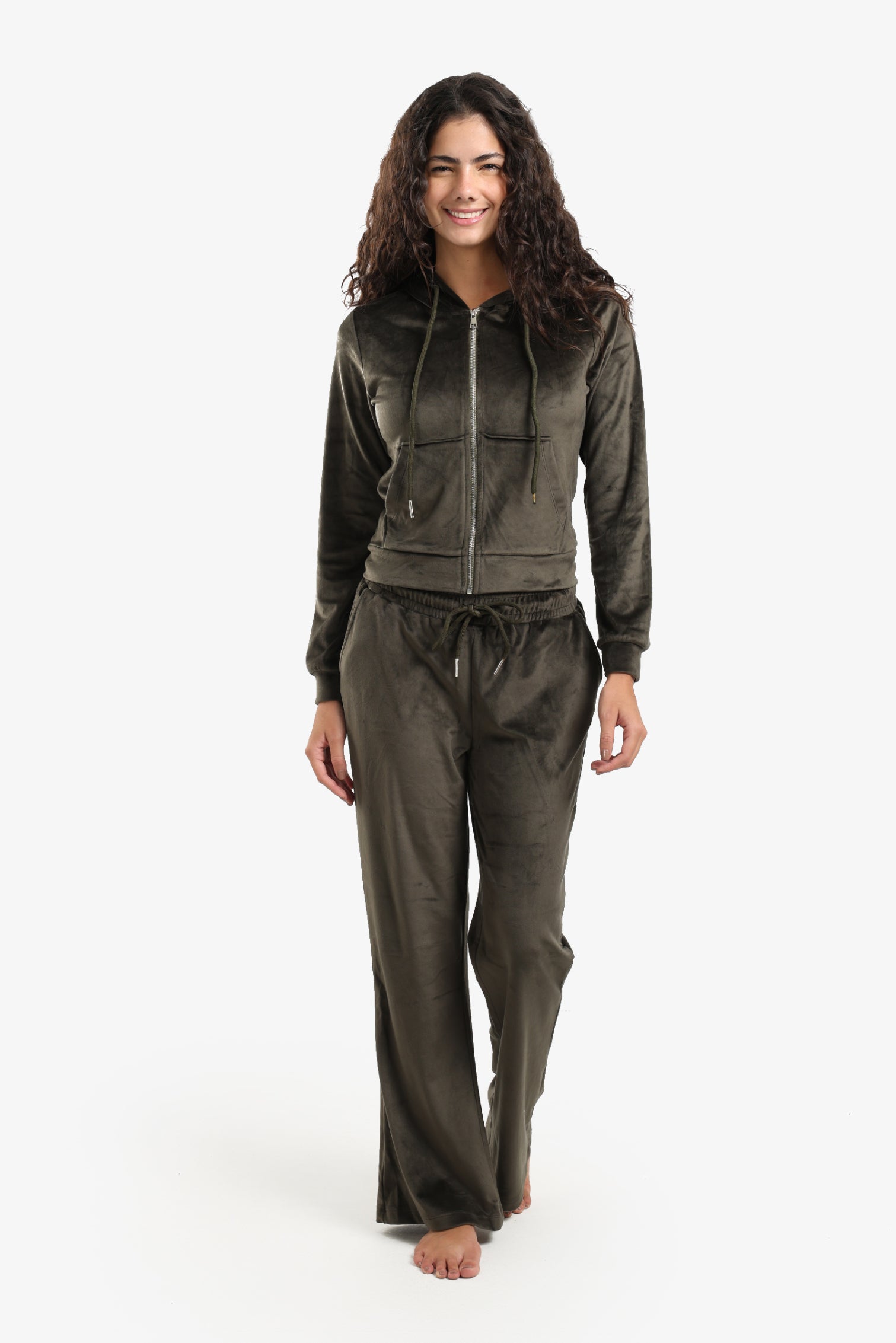 Hooded Neck Pyjama Set