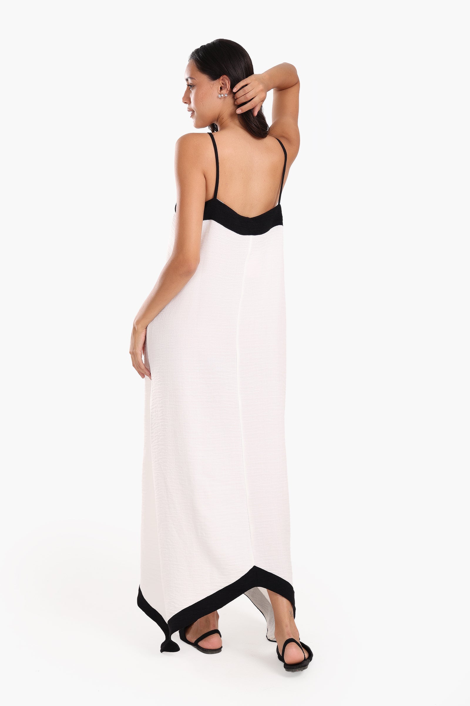 Black & White Beach Dress