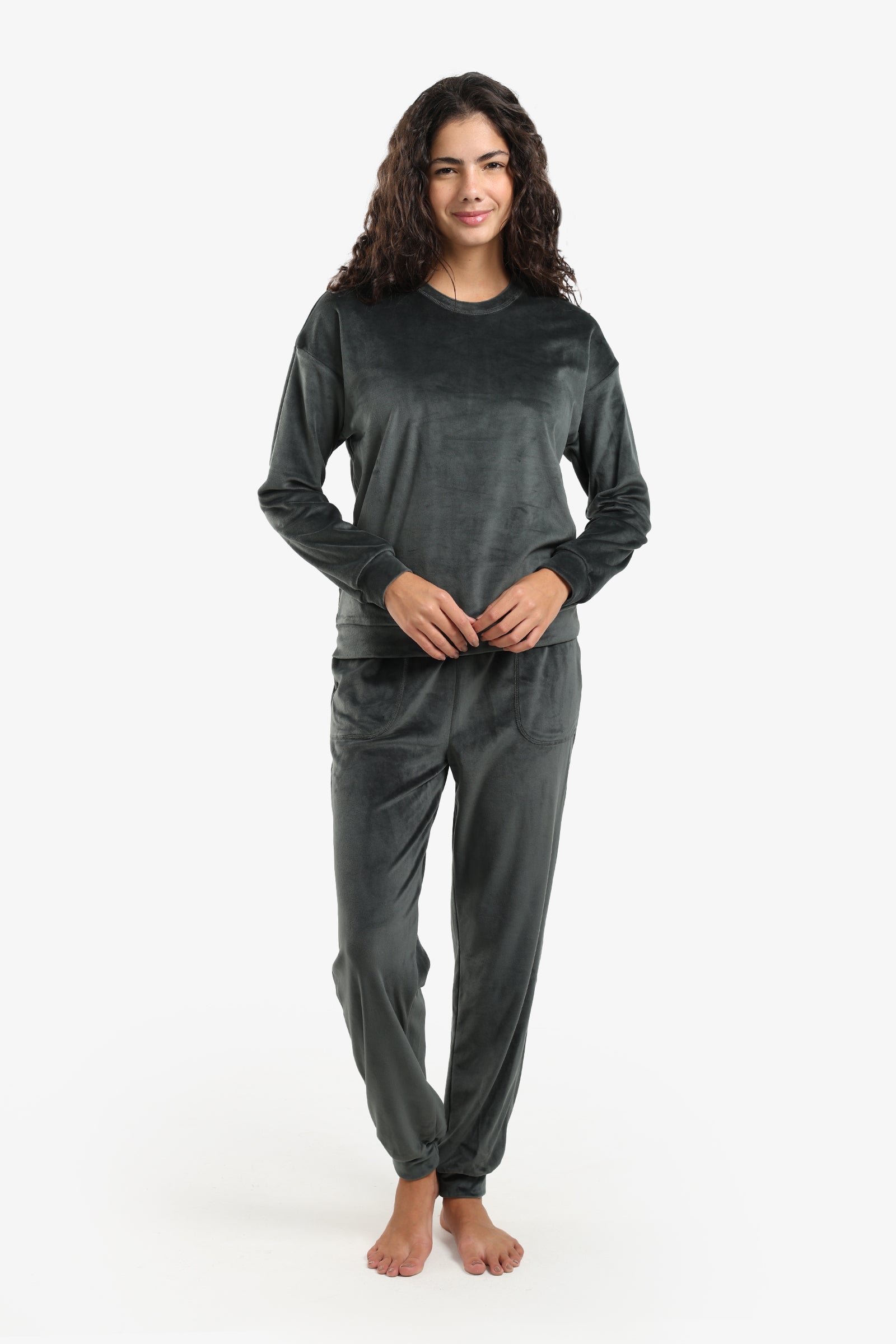 Cozy Velvet Pajama Pants