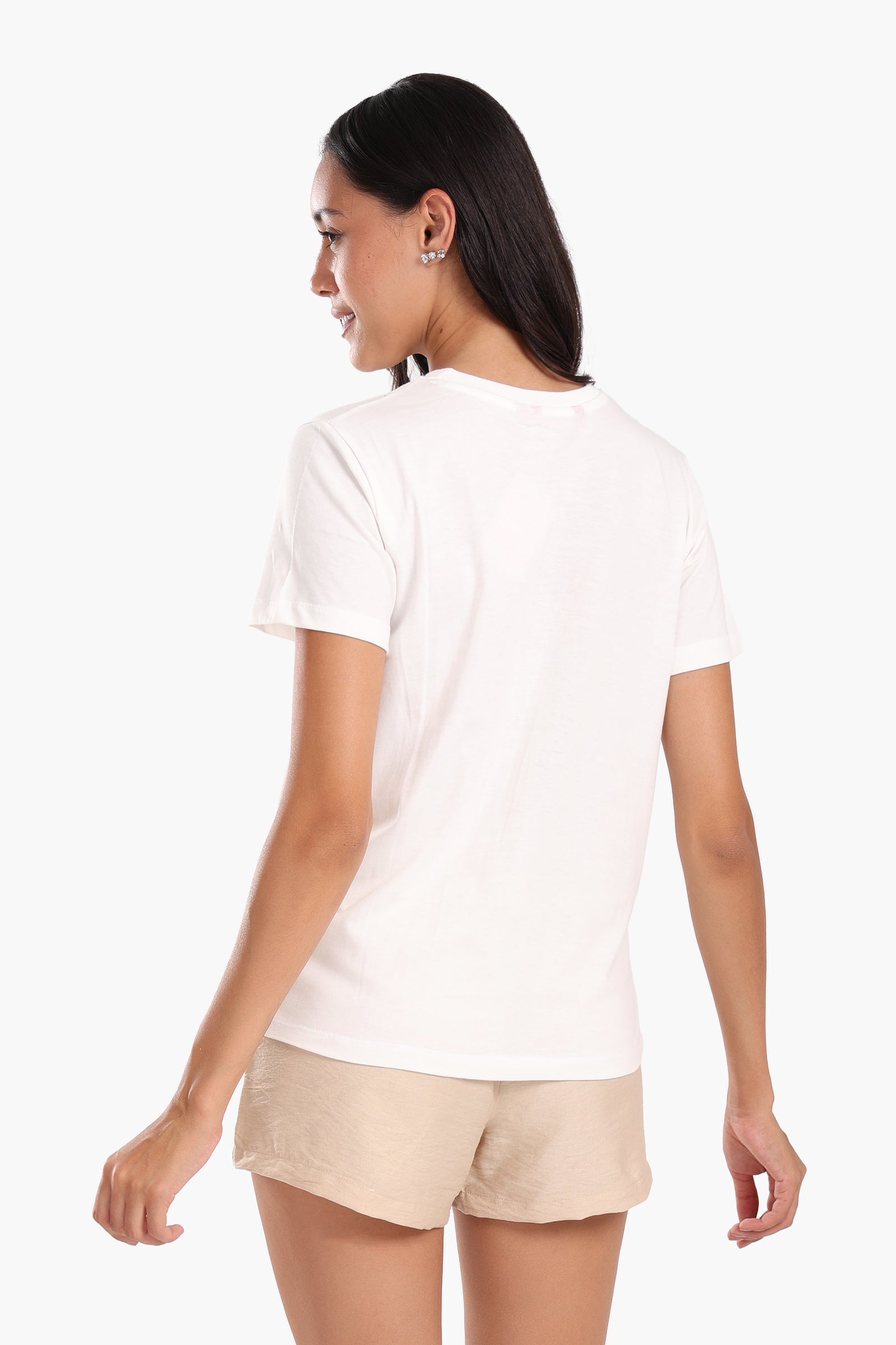 "LOVE" Printed Cotton T-Shirt