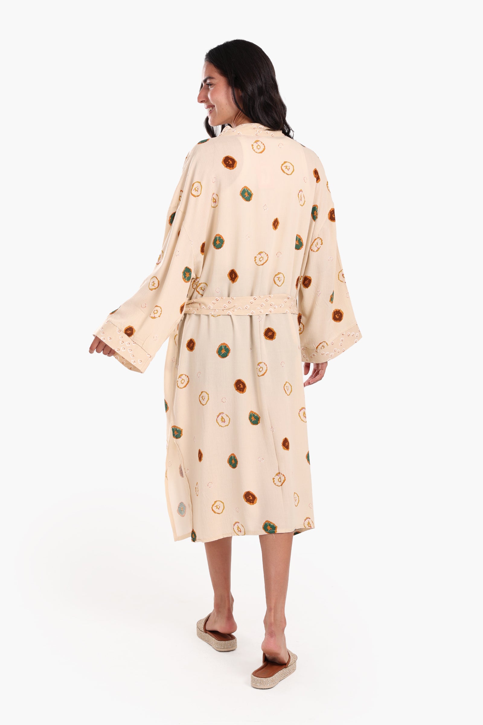 Casual Printed Cotton Cardigan