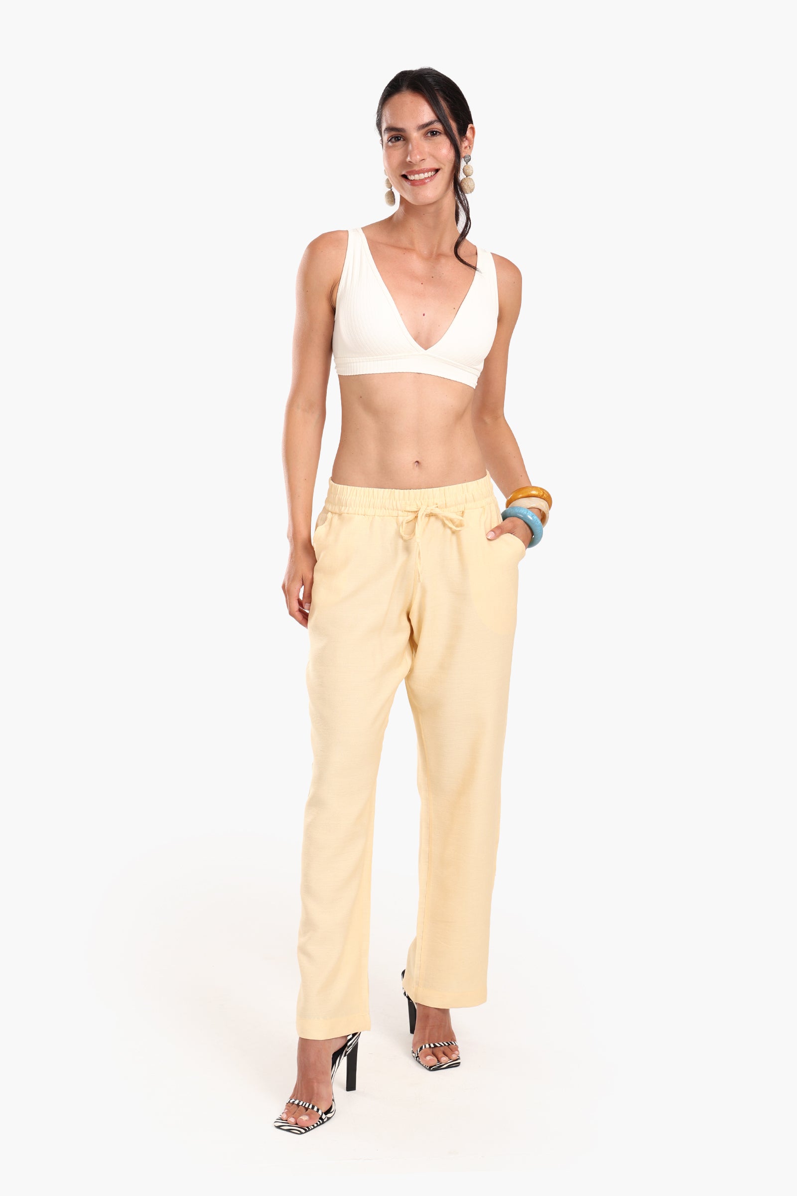 Soft V-Neck Bra