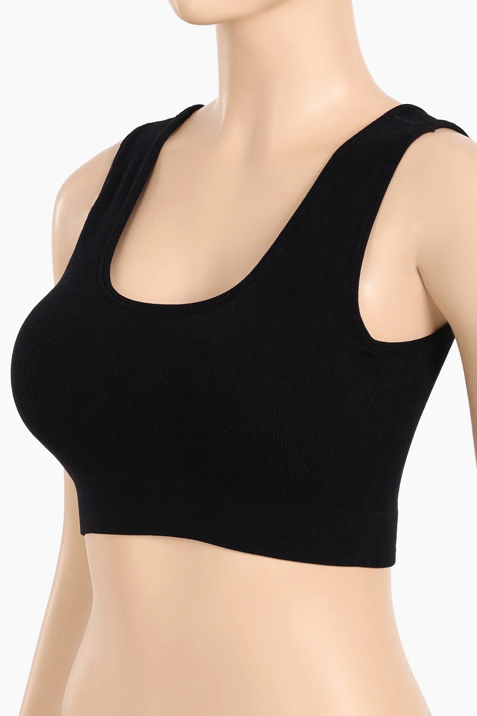 Plunge Neck Soft Bra