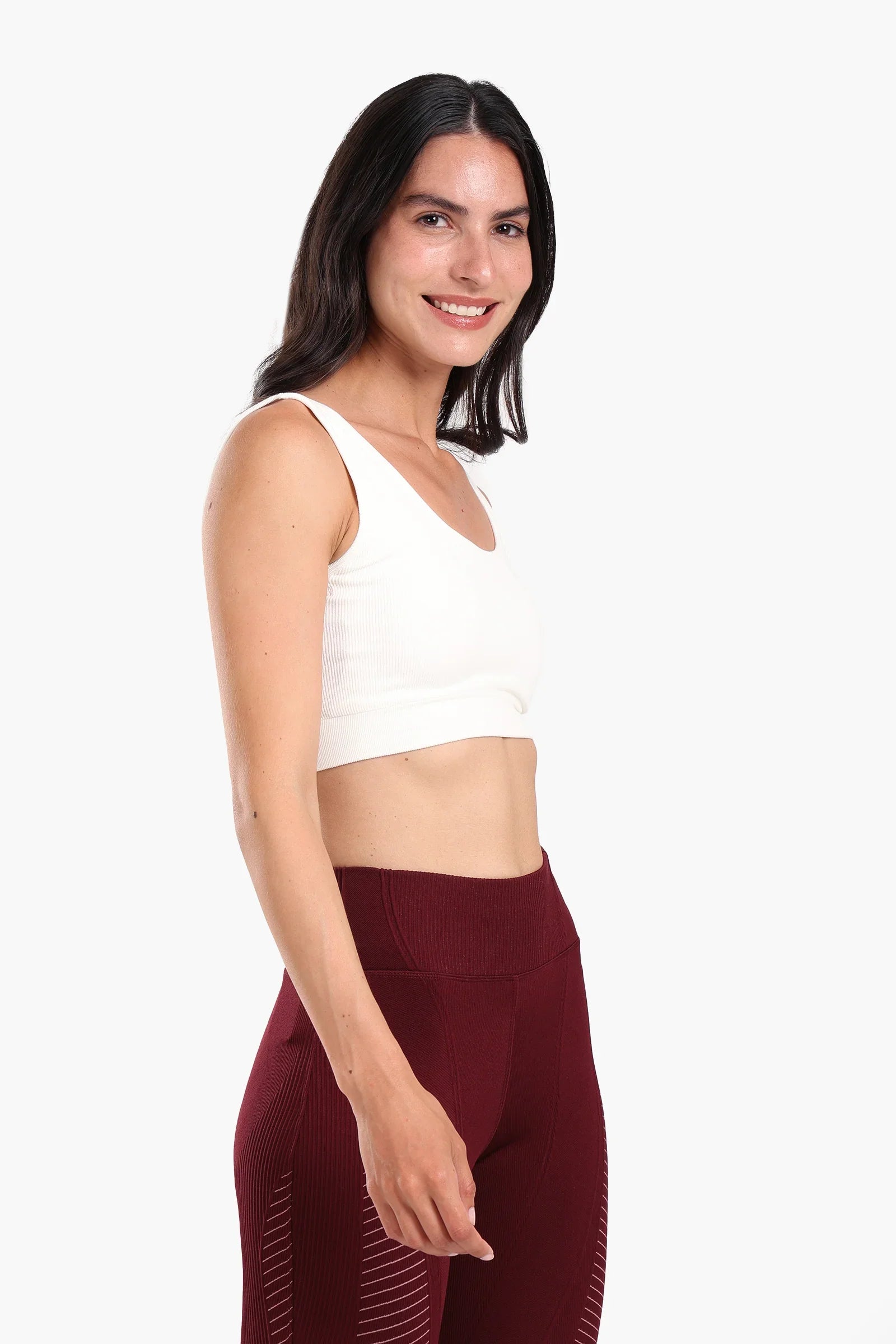 Plunge Neck Soft Bra
