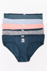 Pack of 5 Colored Bikini Panties
