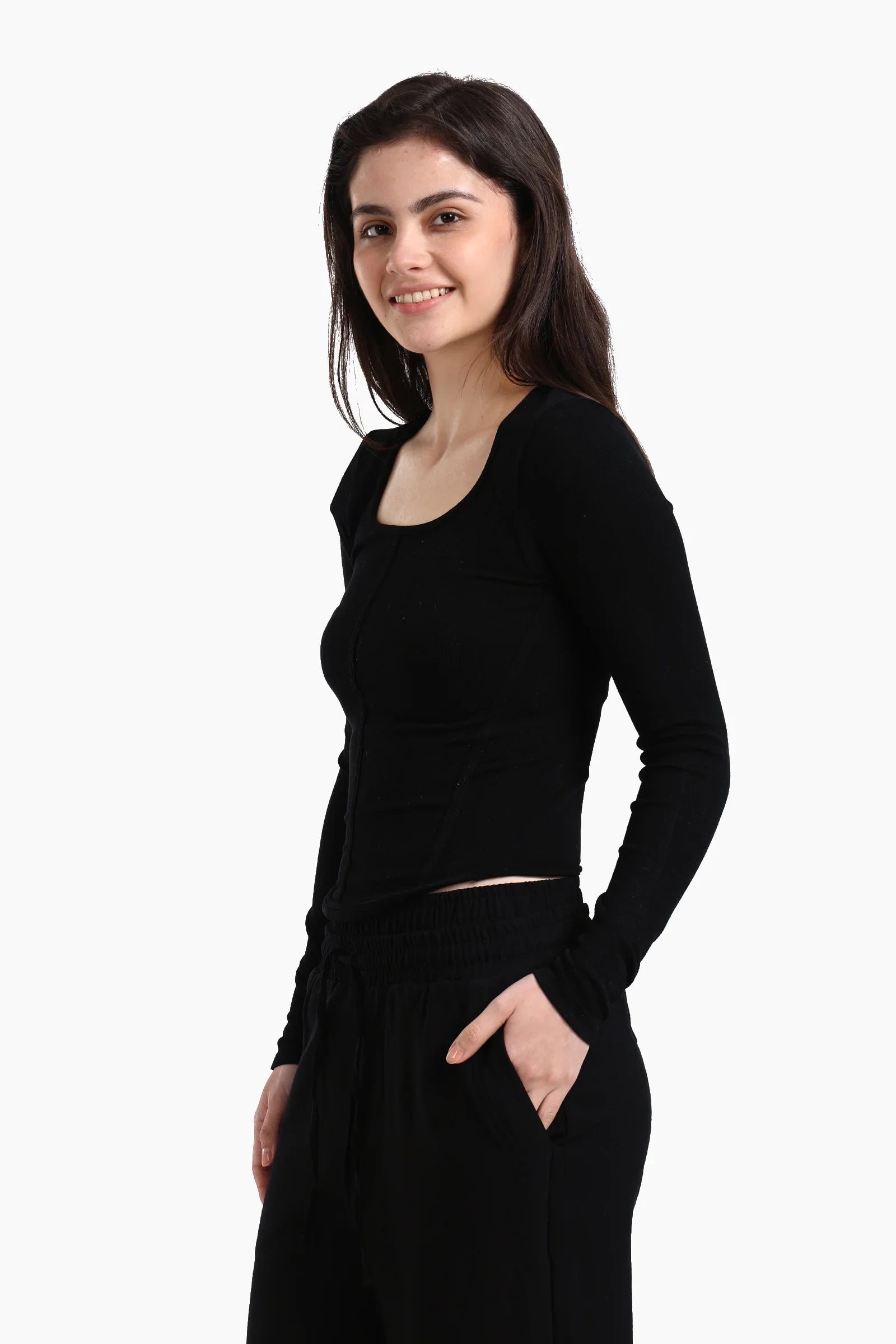 Square Neck Corset Top