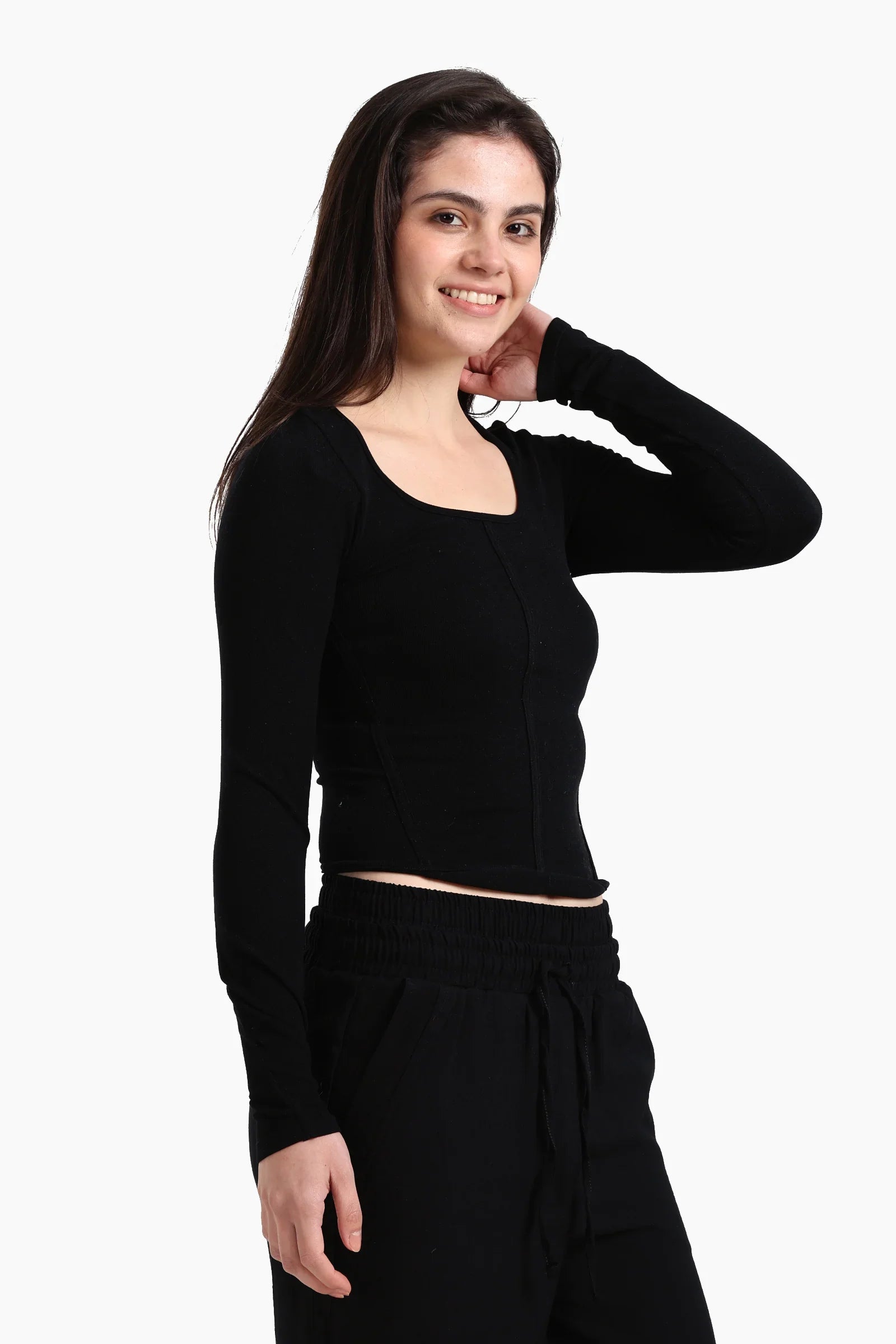 Square Neck Corset Top