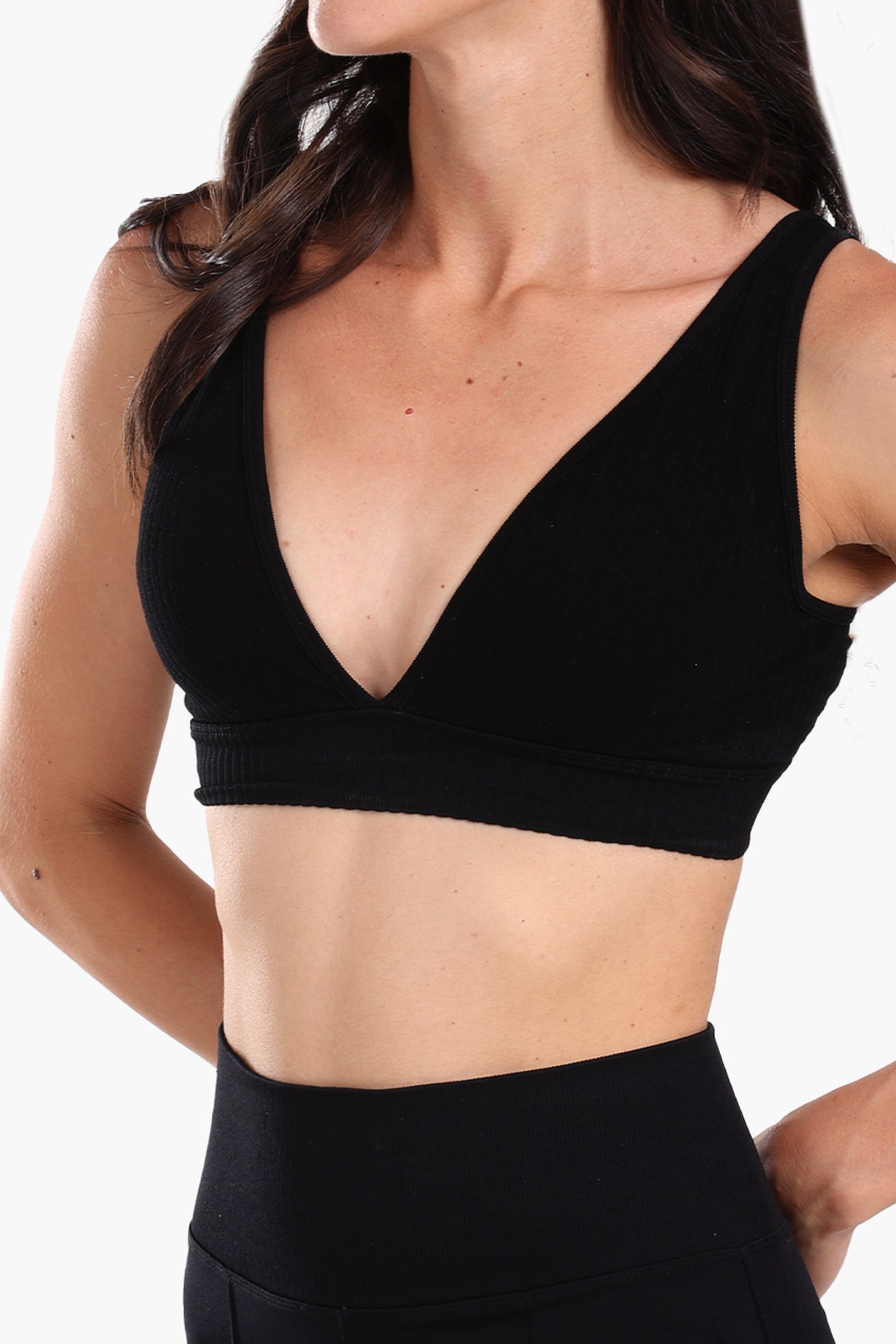 Soft V-Neck Bra