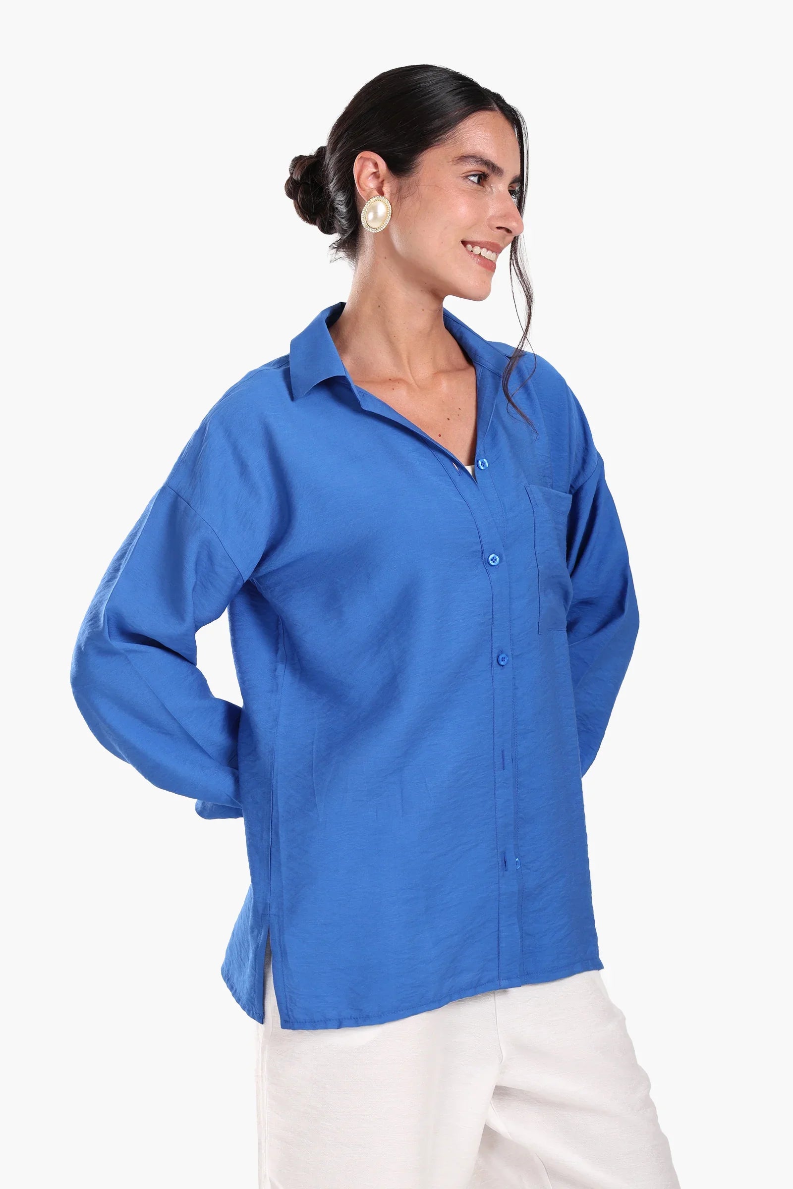 Shirt with Elastic Cuffs