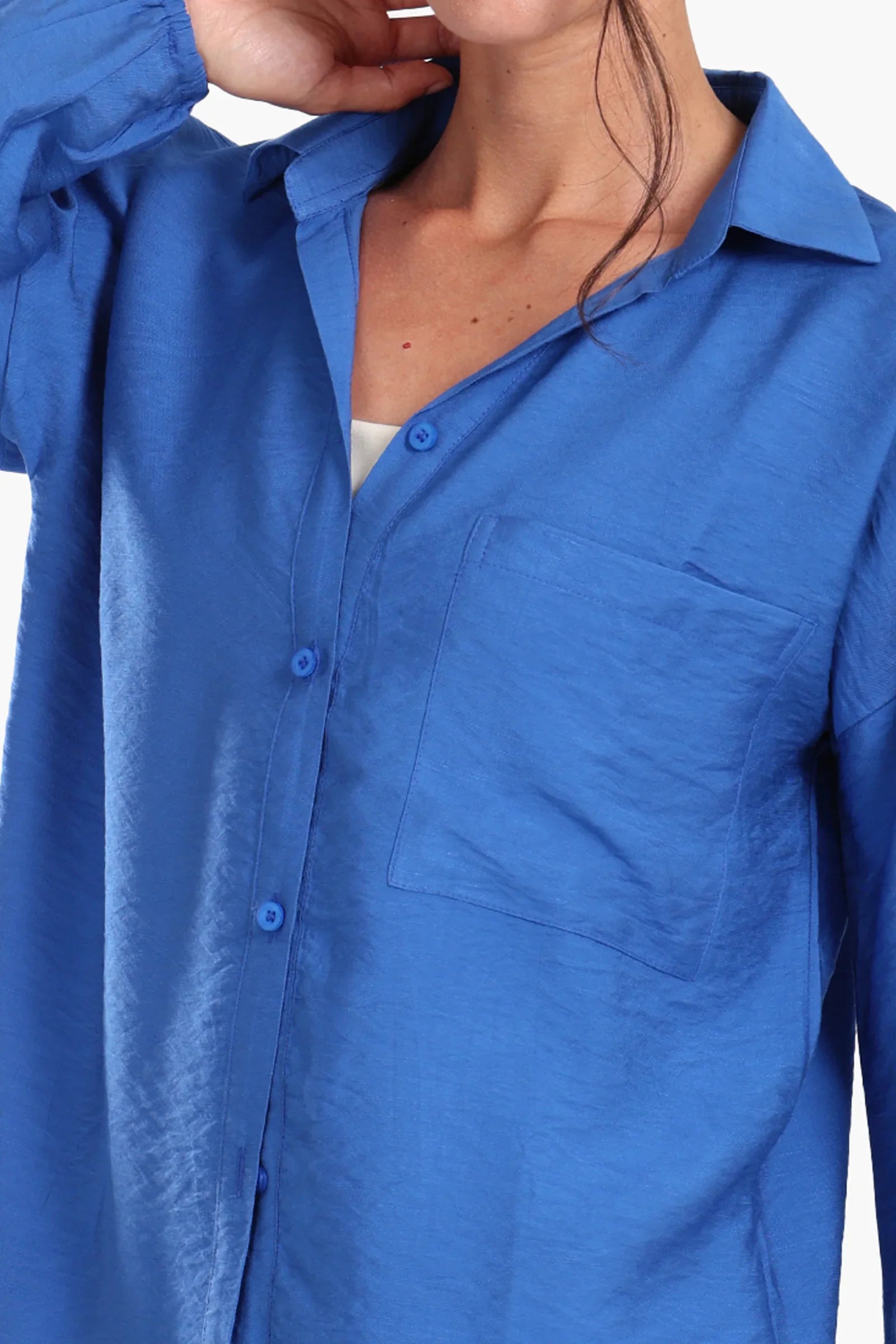 Shirt with Elastic Cuffs