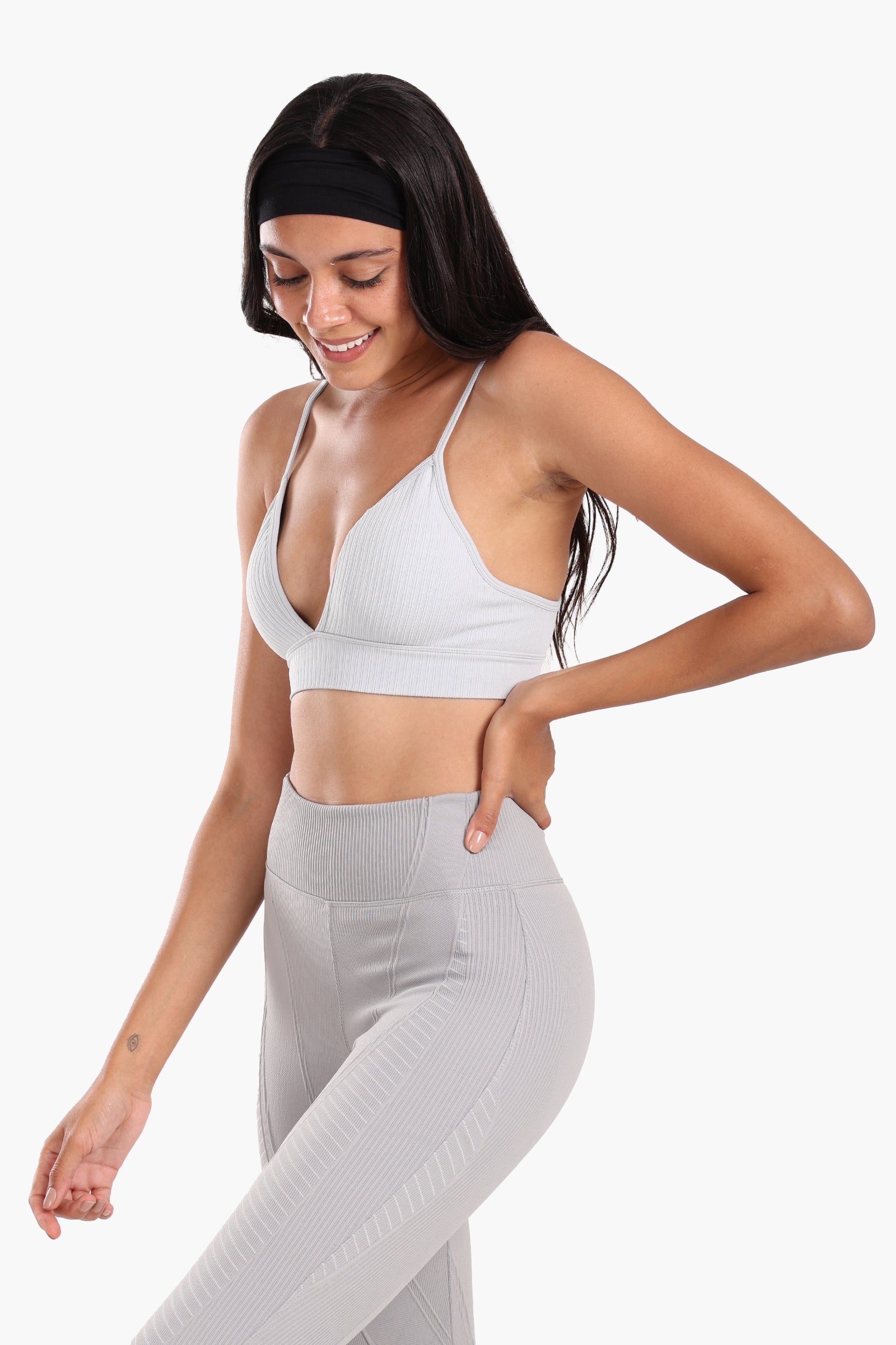 Plunge V-Neck Sports Bra
