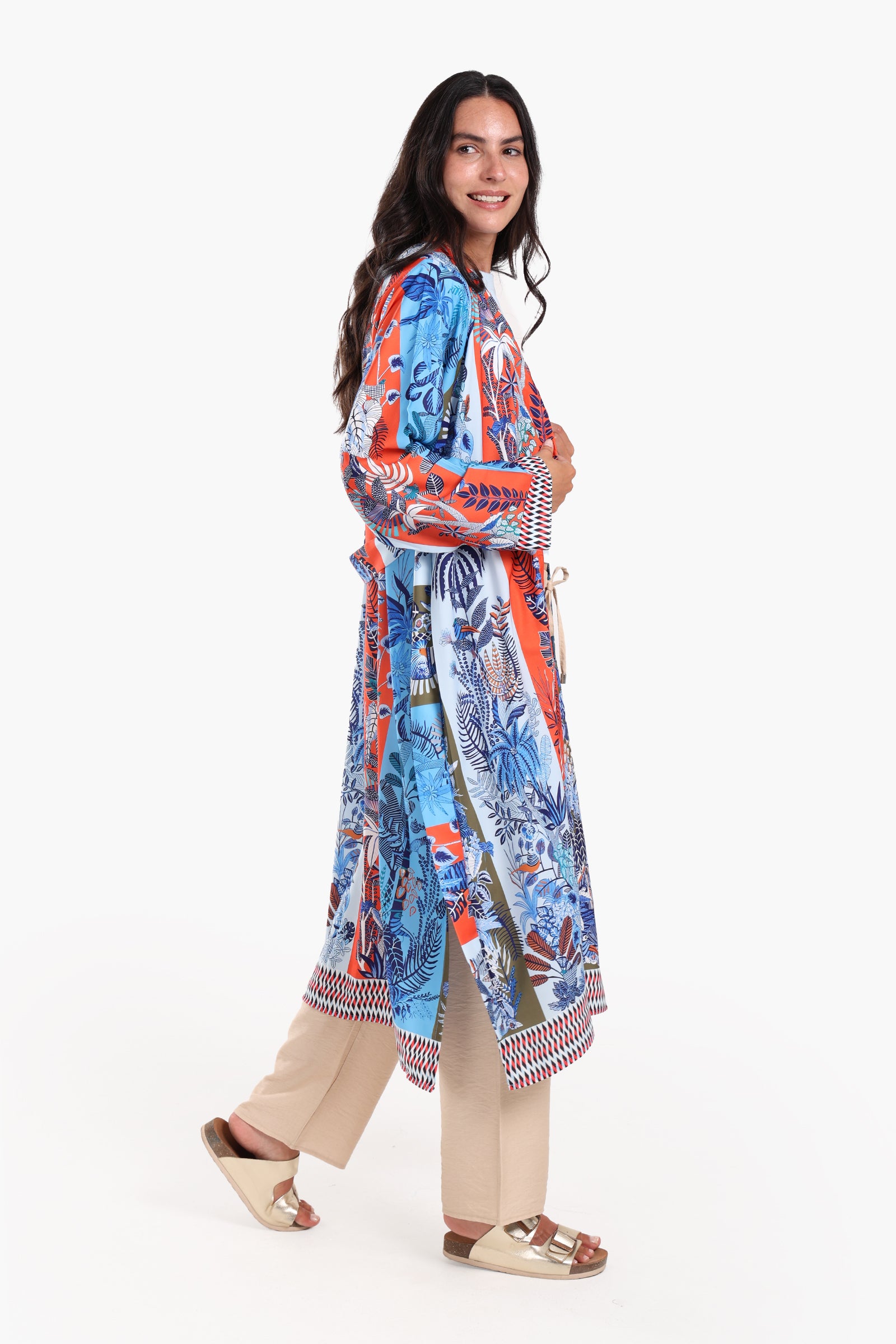 Colorful Printed Cardigan