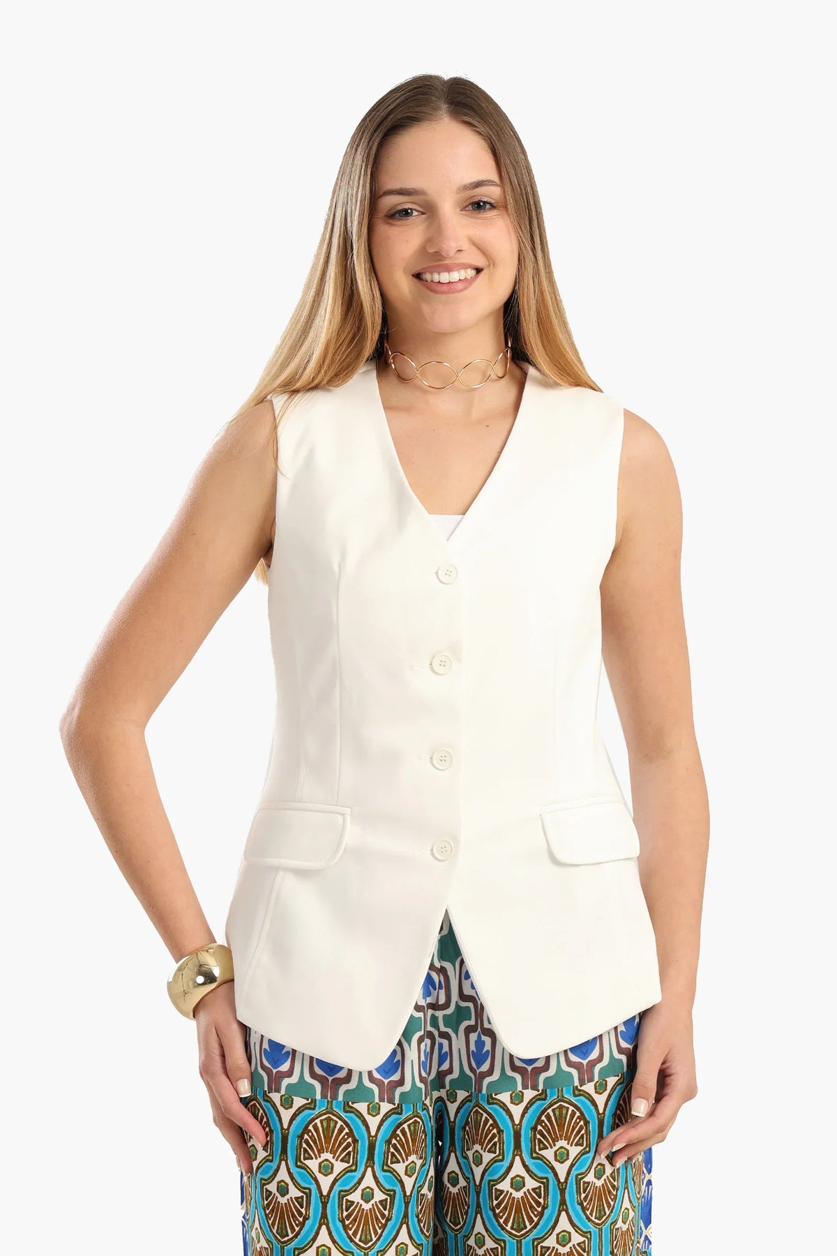 Cotton Sleeveless Vest