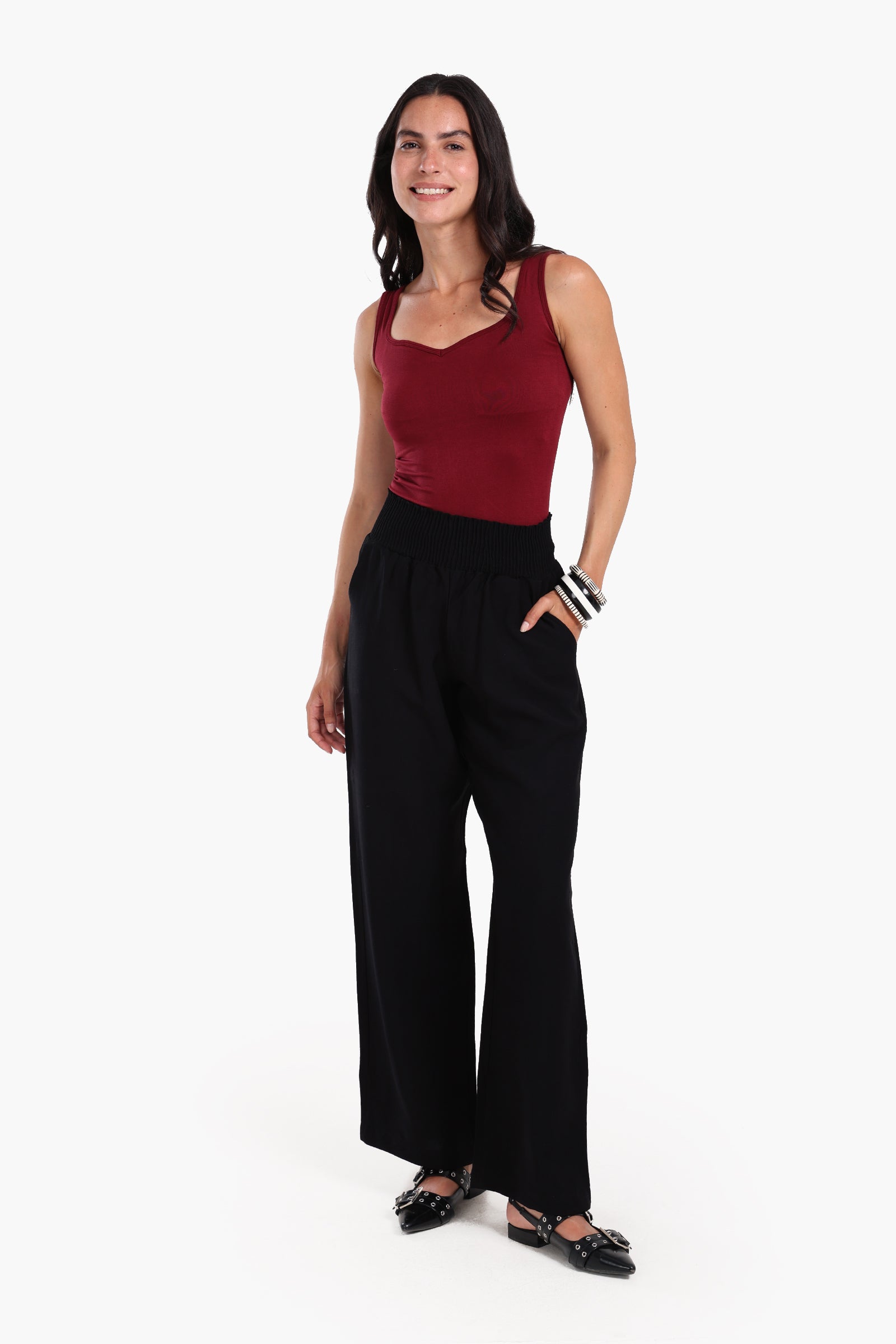 High Wide Waist Beach Pants