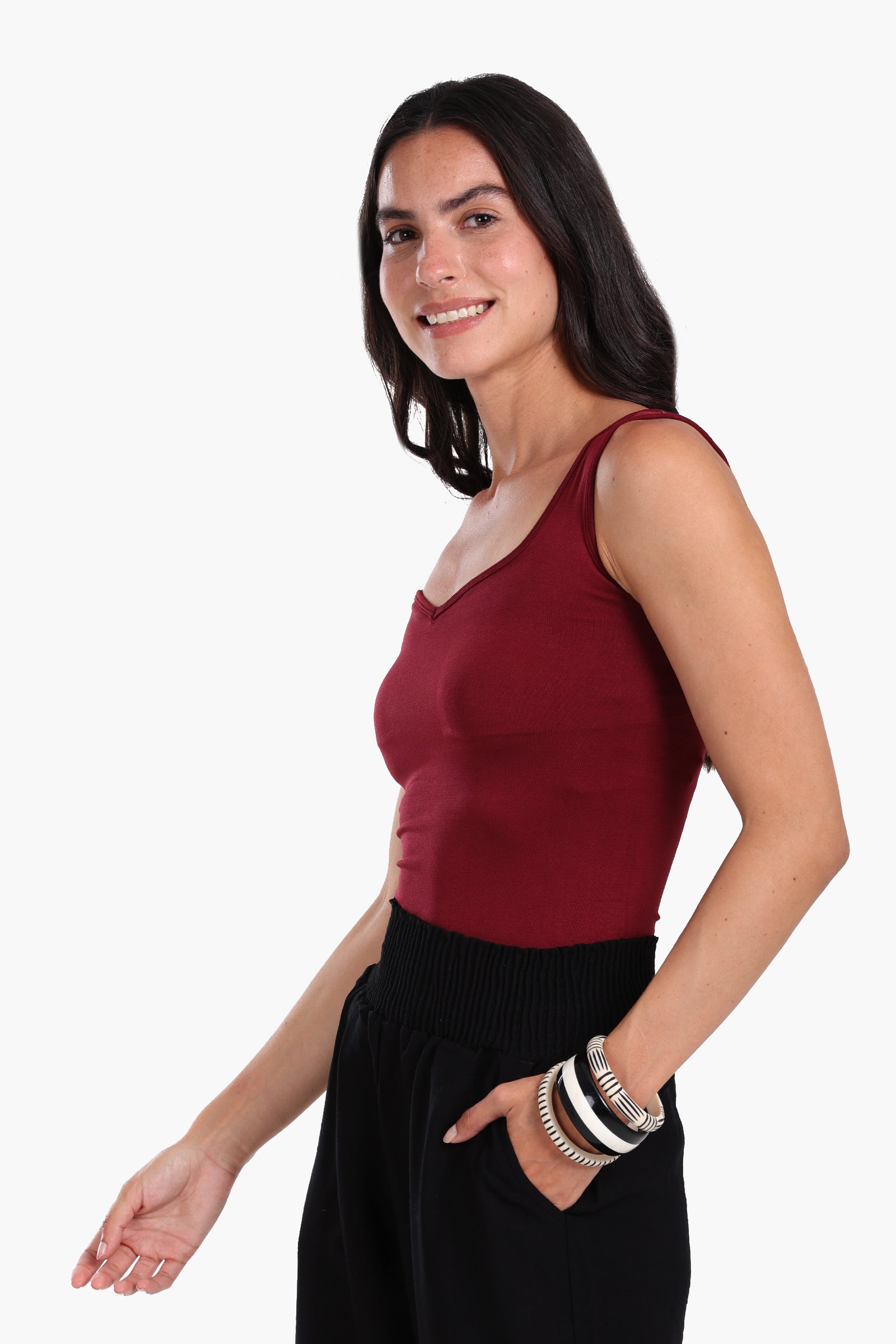 Sweetheart Neckline Tank Top