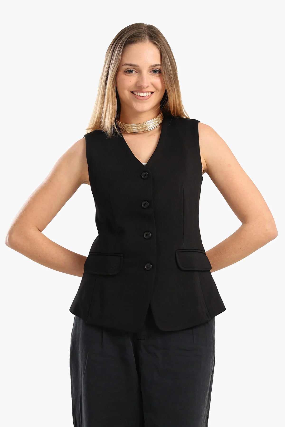 Cotton Sleeveless Vest