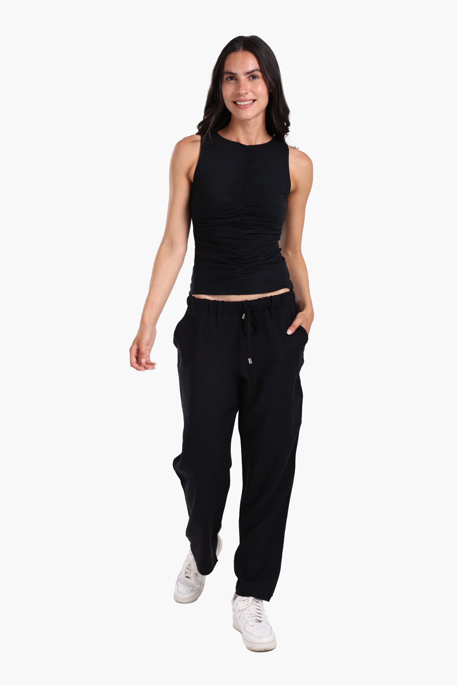Ruched Front Tank Top