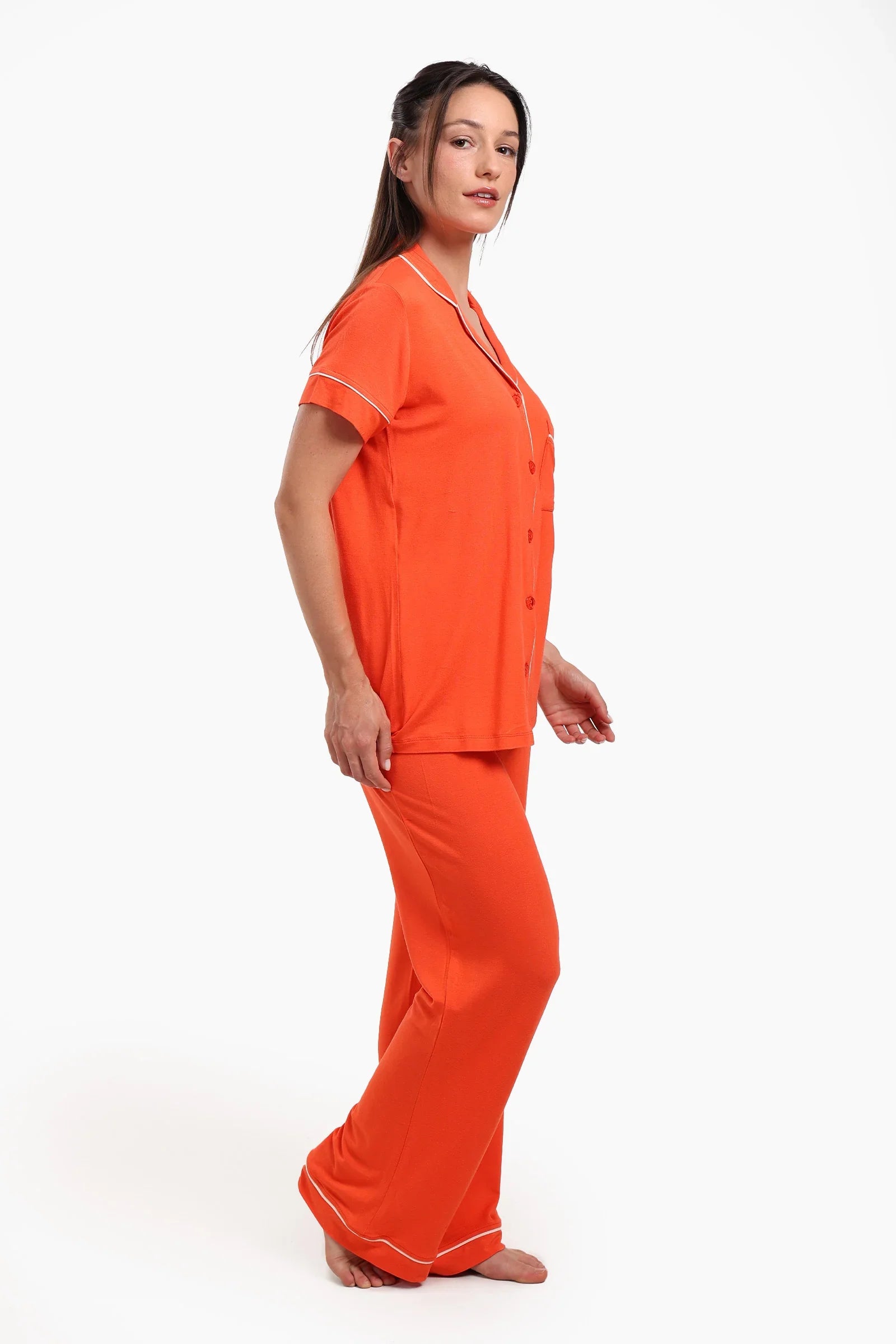 Classic Orange Pyjama Set