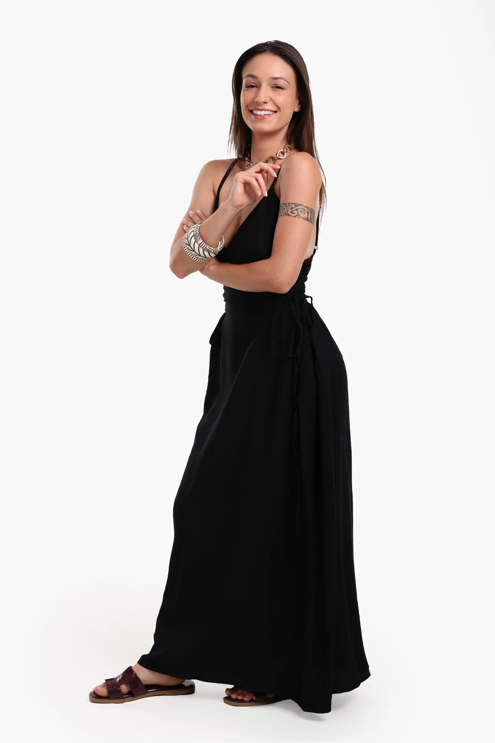 Ruched Sides Beach Dress