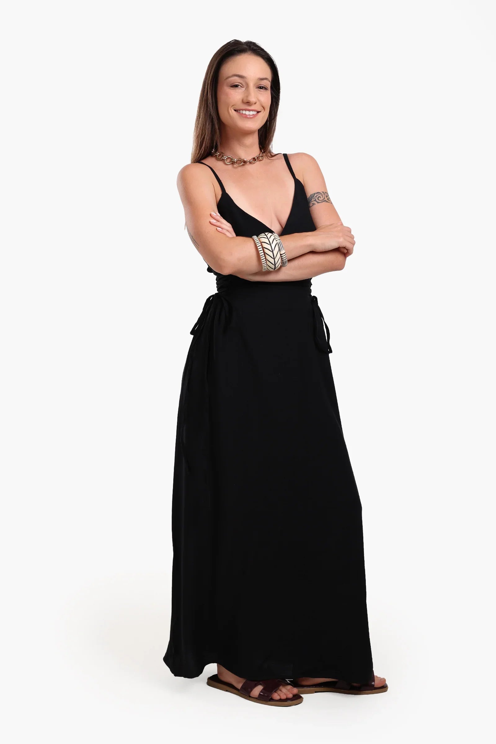 Ruched Sides Beach Dress