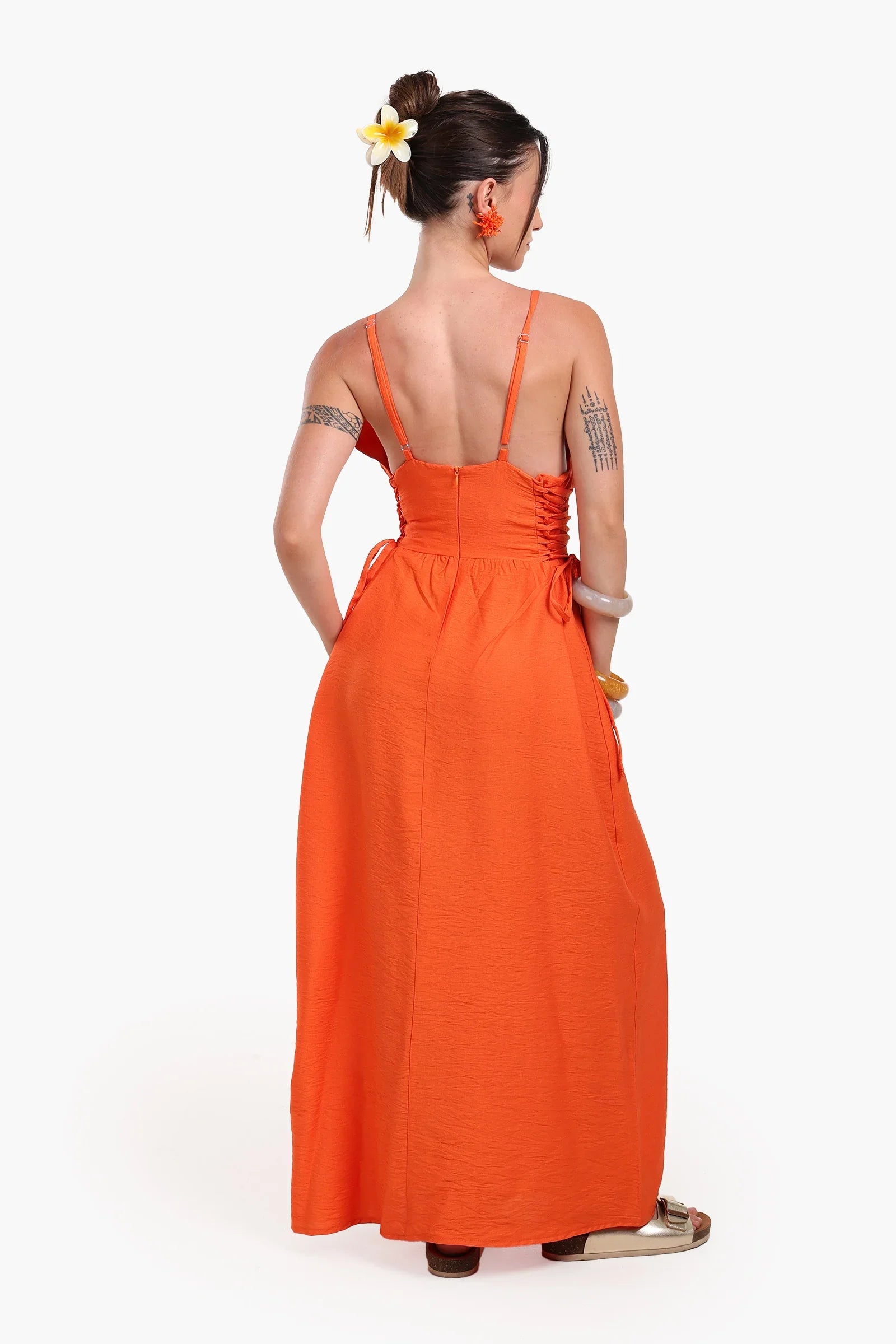 Ruched Sides Beach Dress