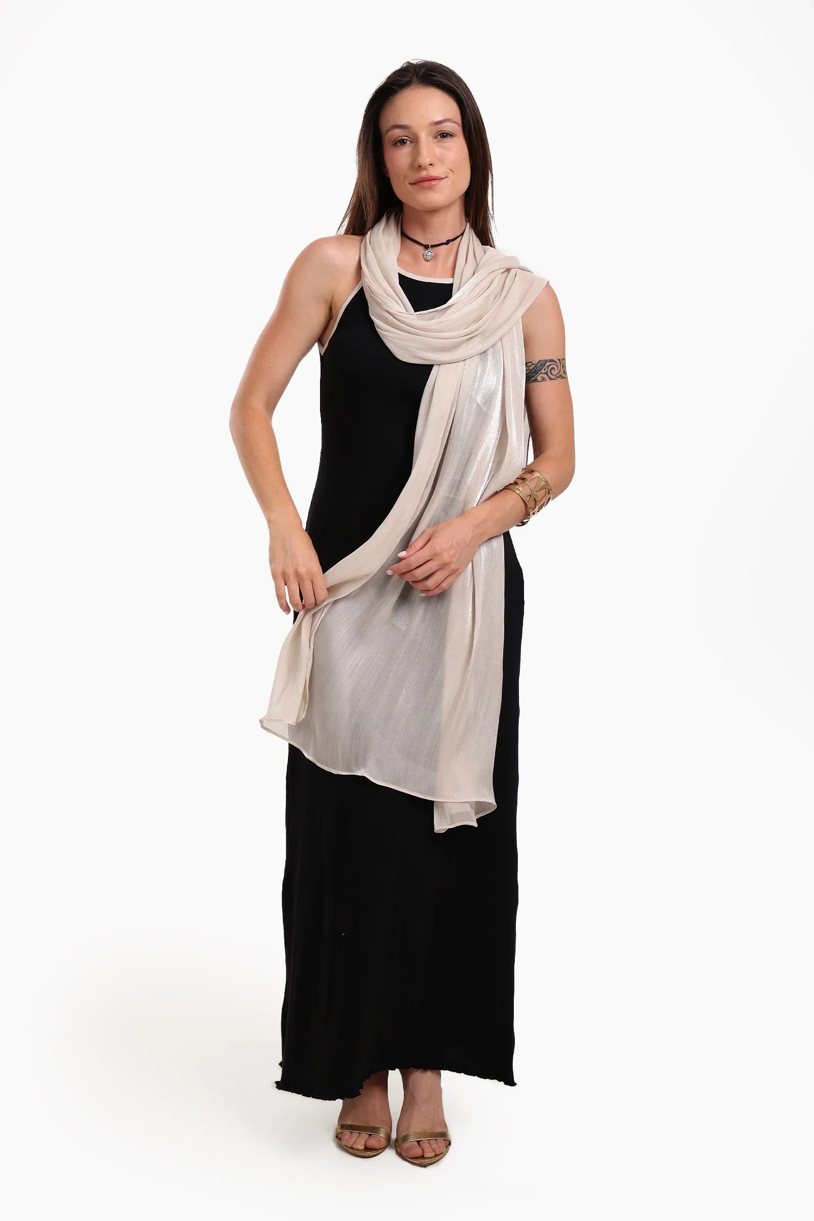 Organza Crinkle Scarf