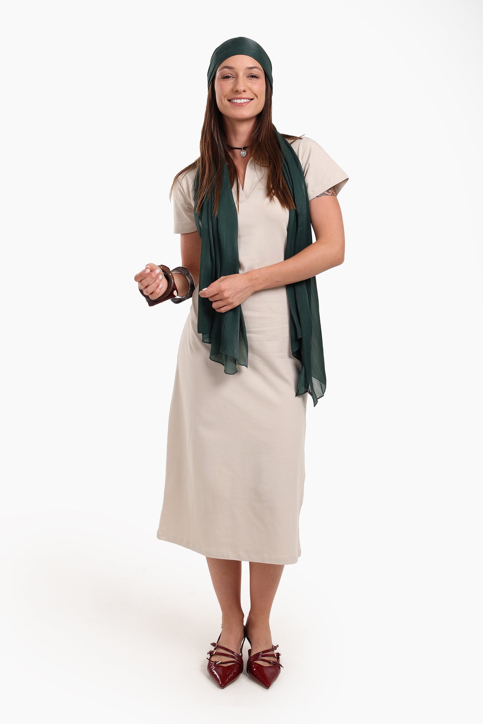 Cotton Organza Crinkle Scarf