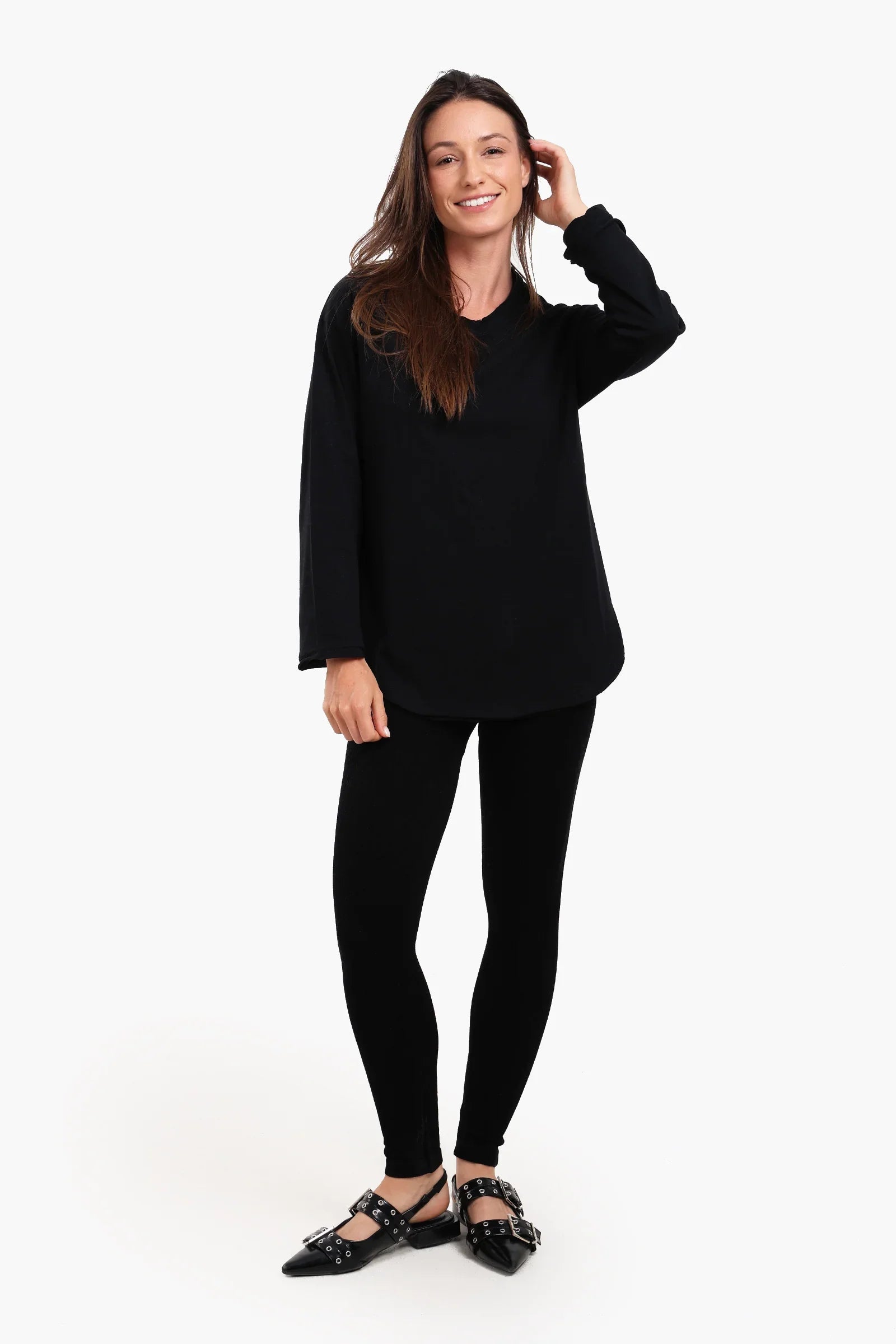 Ribbed High-Waist Leggings