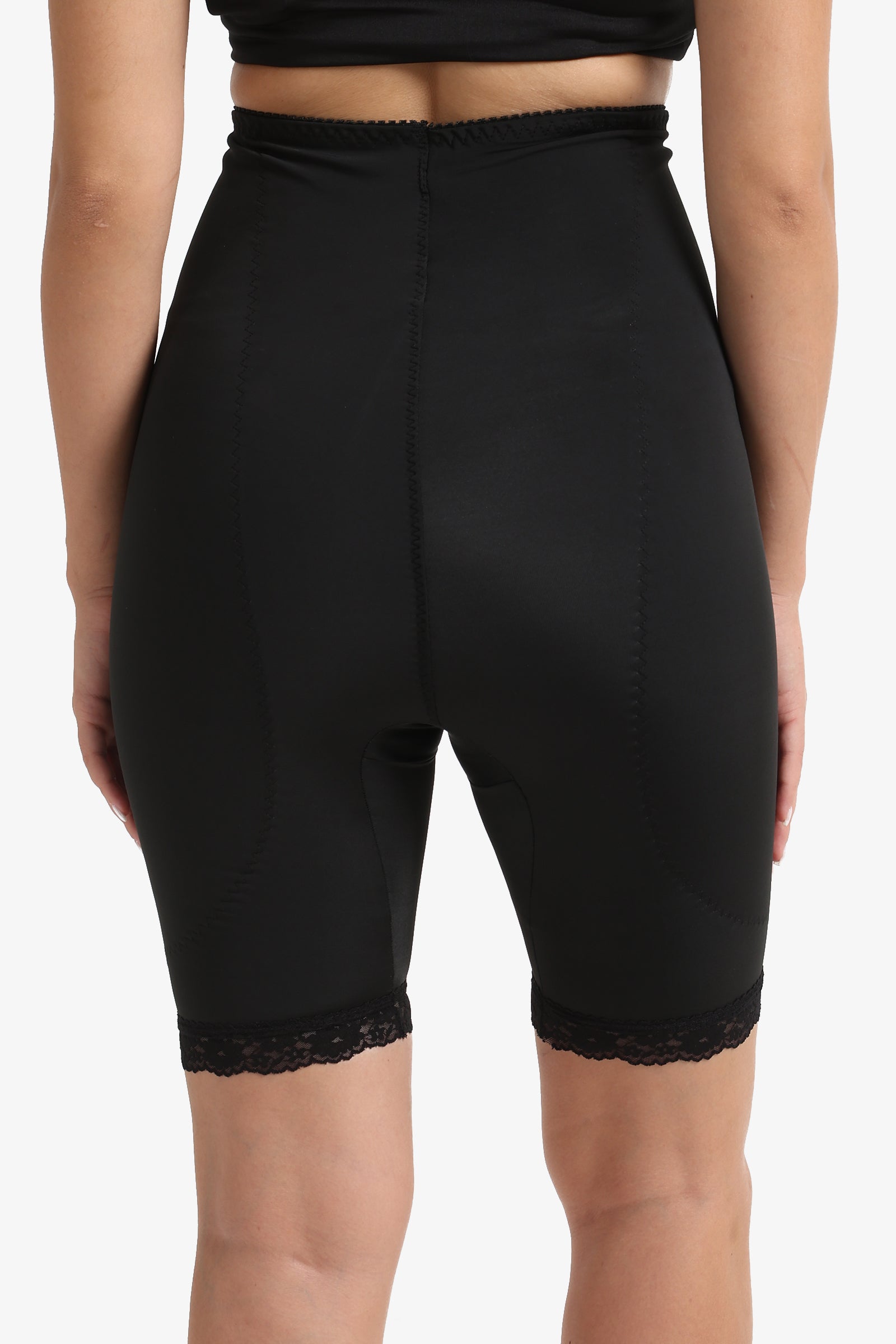 Lace Hem Shorts Corset