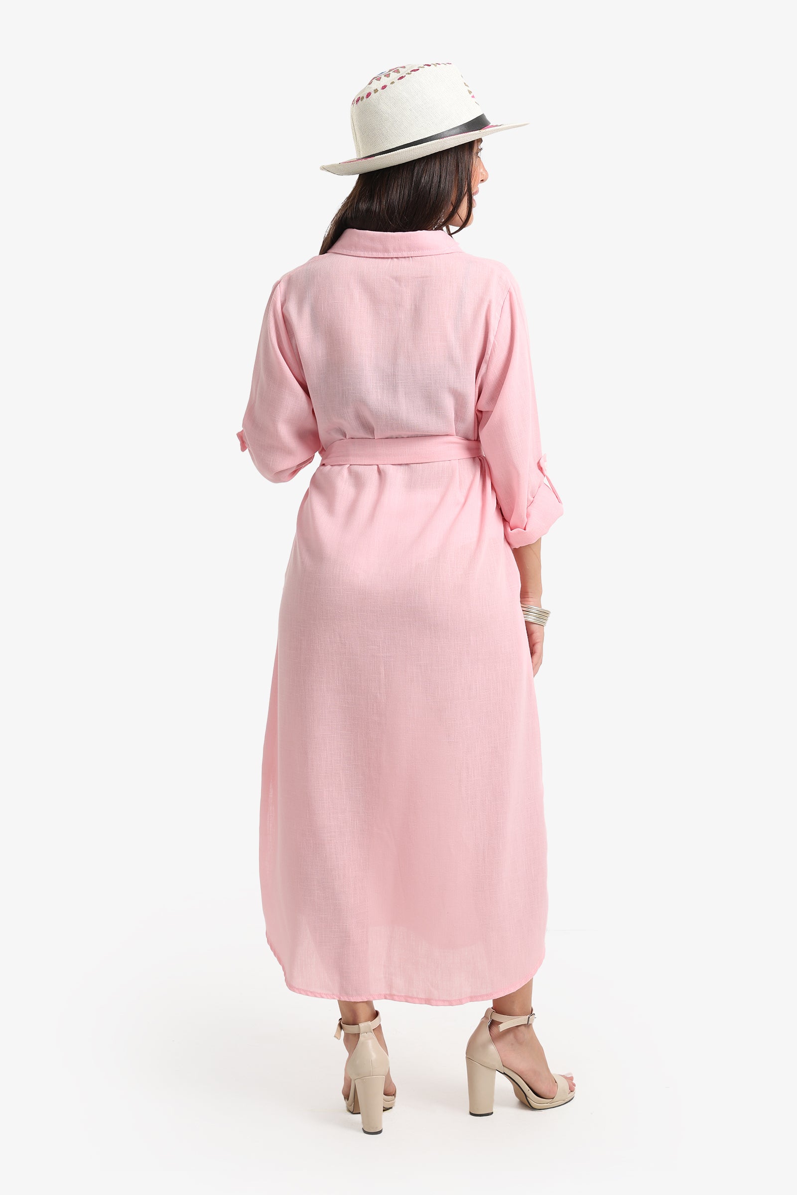 Beach Dress with Deatchable Belt