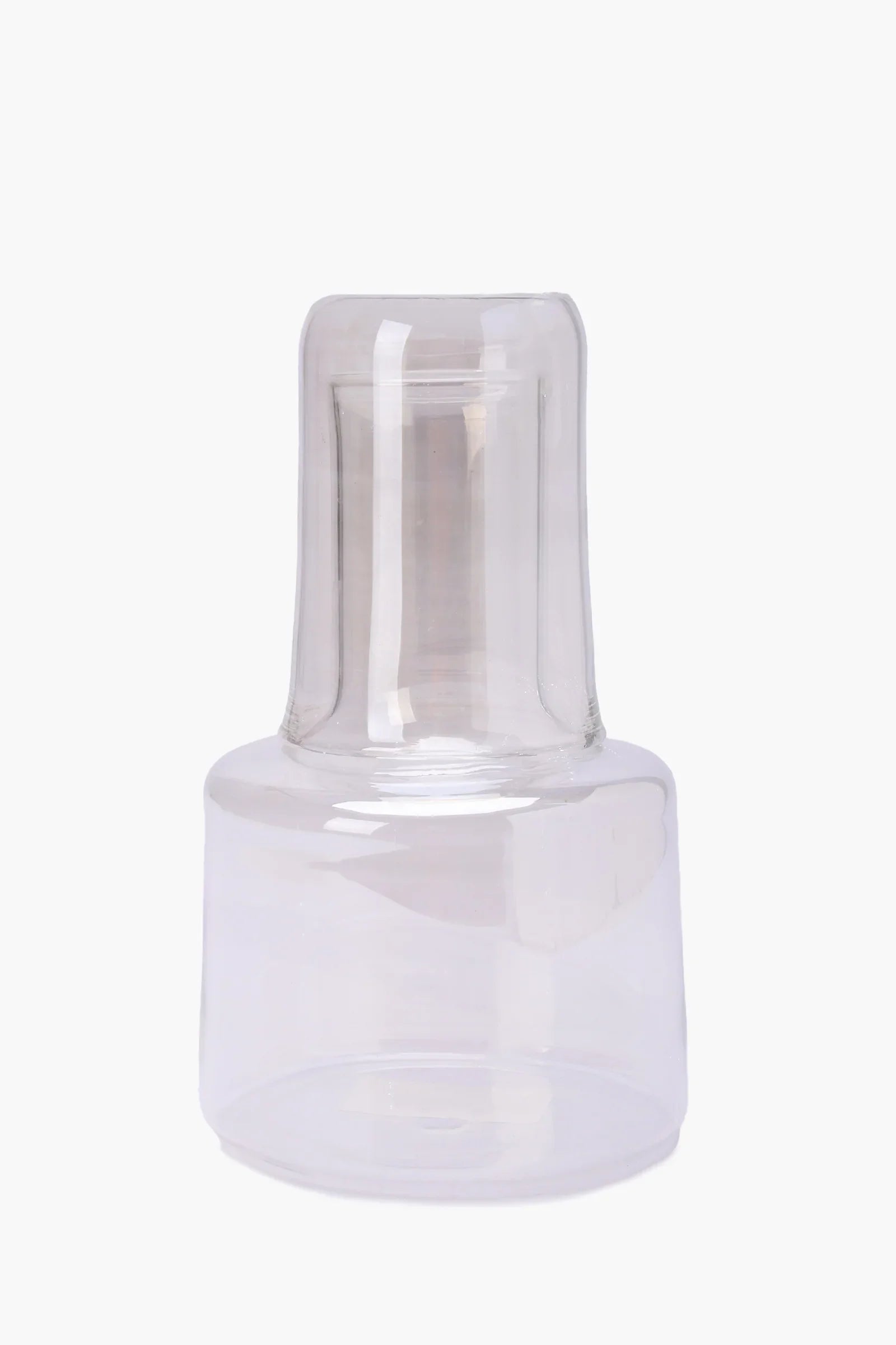 Glass Jug with Matching Cup