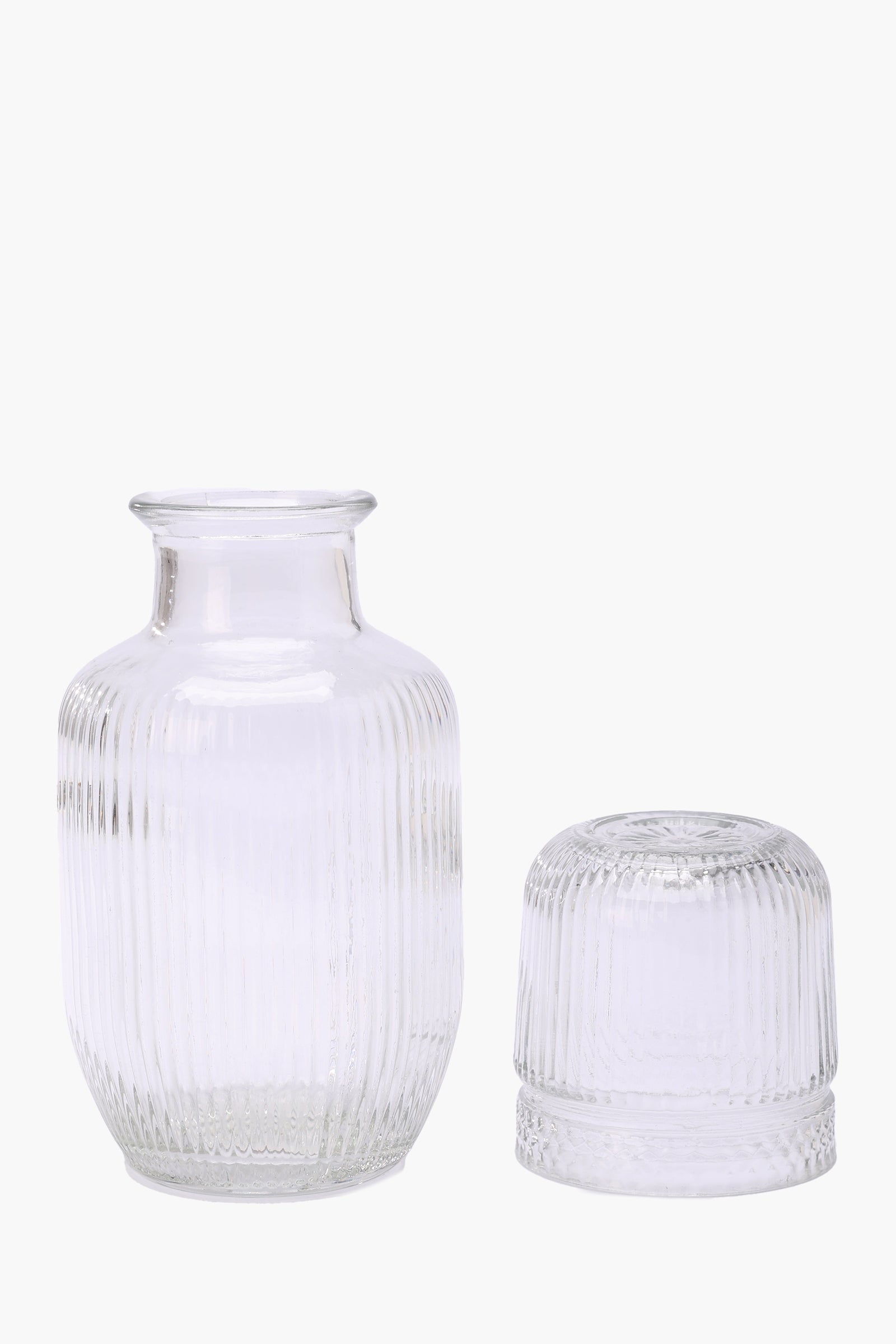 Small Striped Bottle & Cup Set