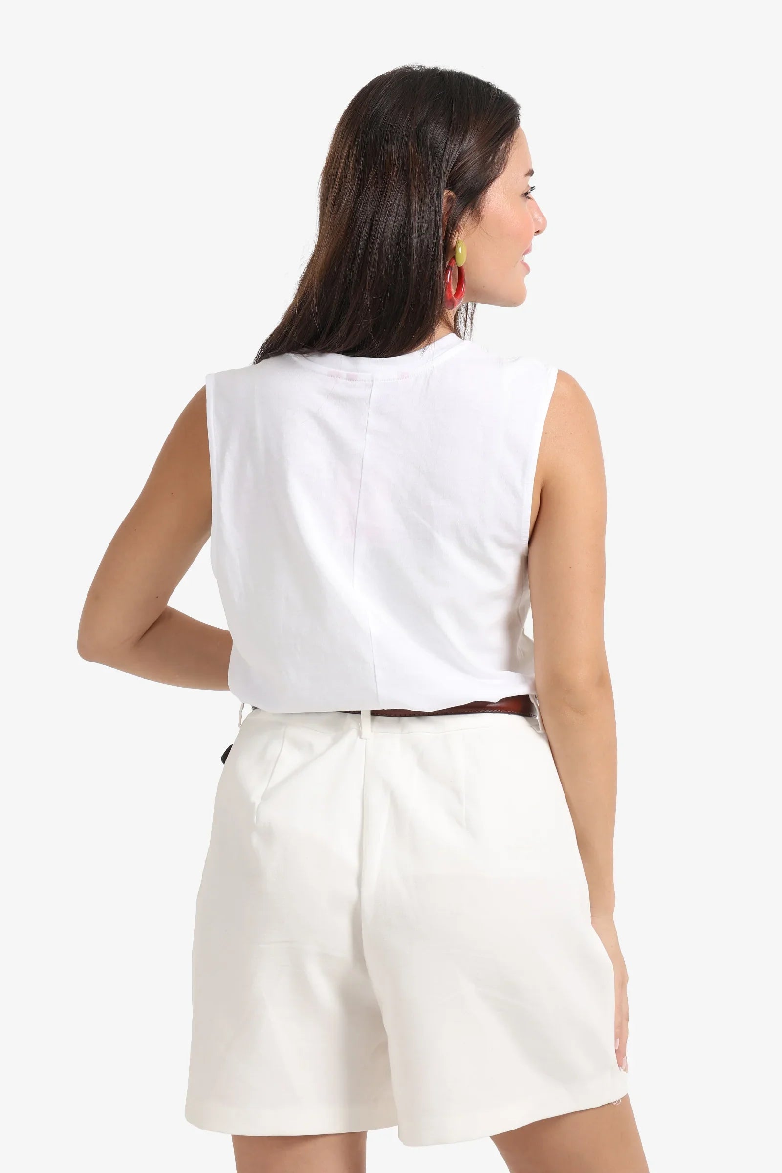 Cotton Sleeveless Top