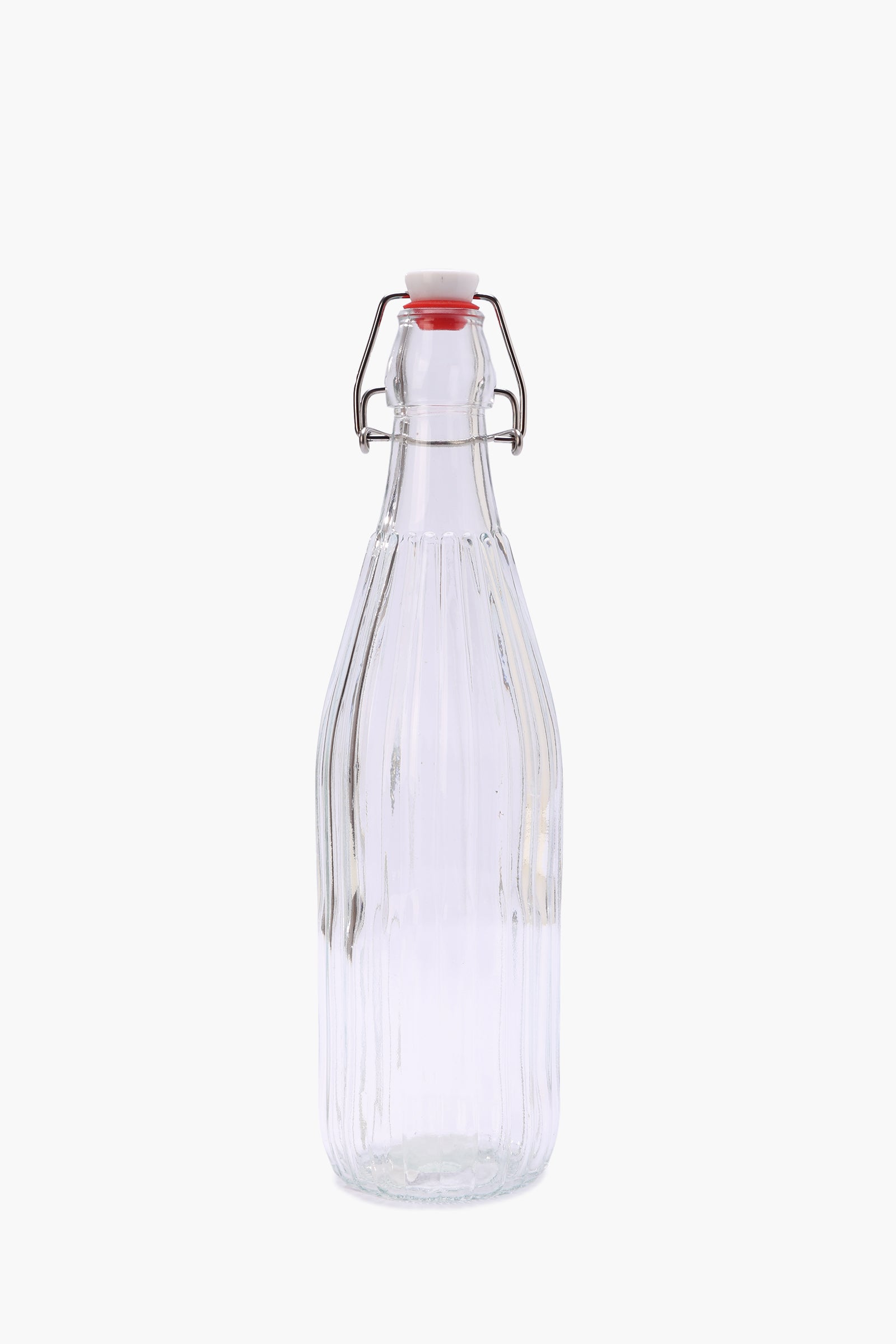 Striped Glass Bottle