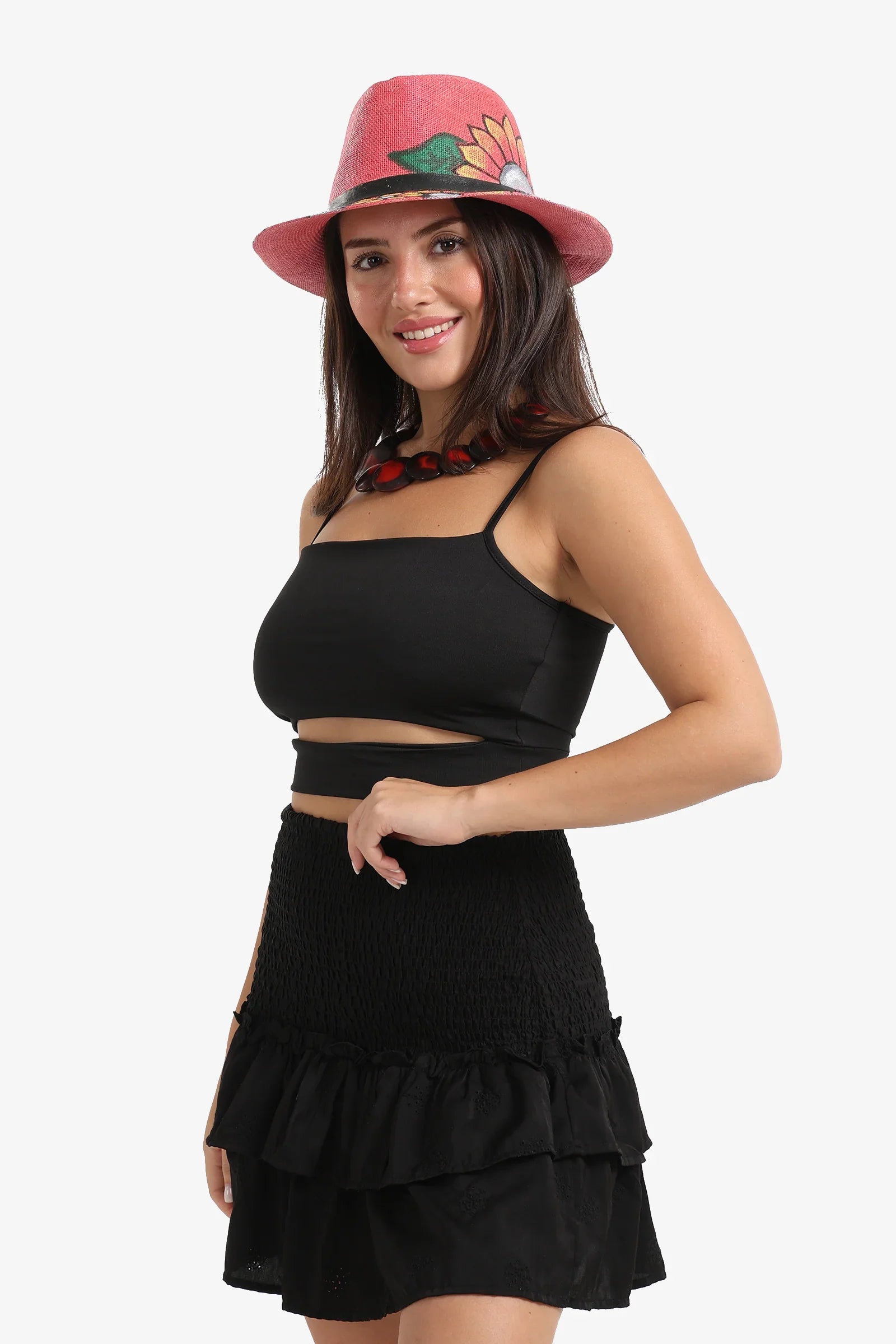 Front Cut Out Waist Top