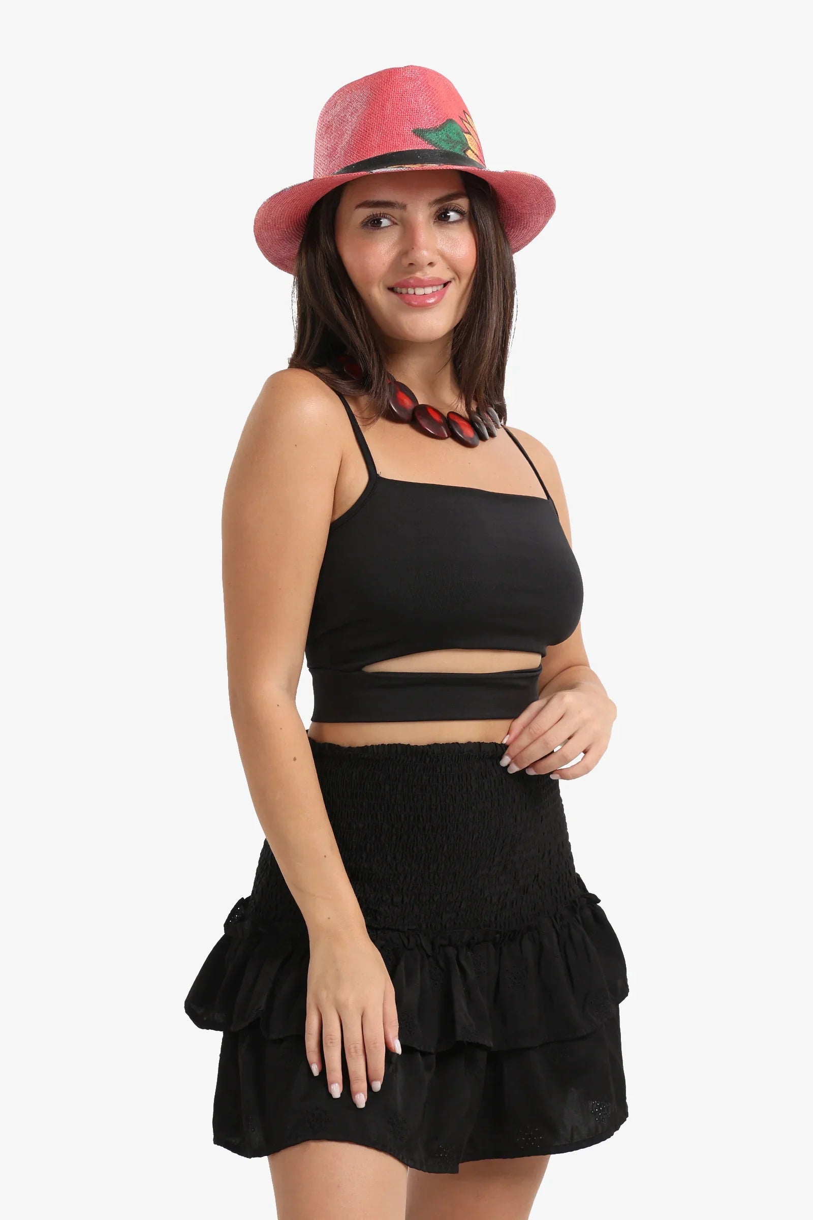 Front Cut Out Waist Top