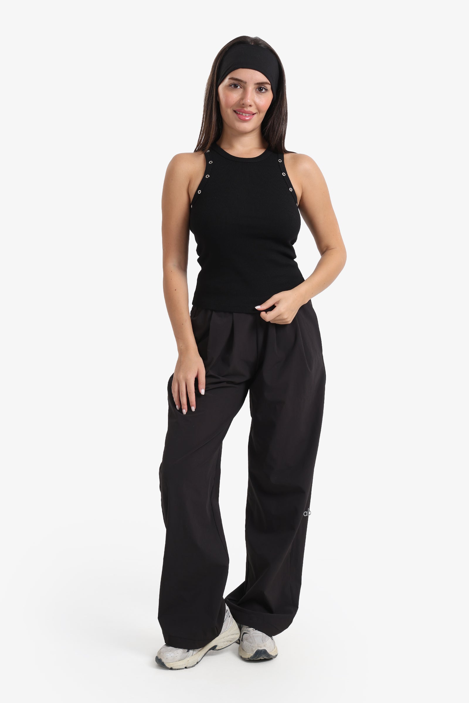 Metal Button Detail Top
