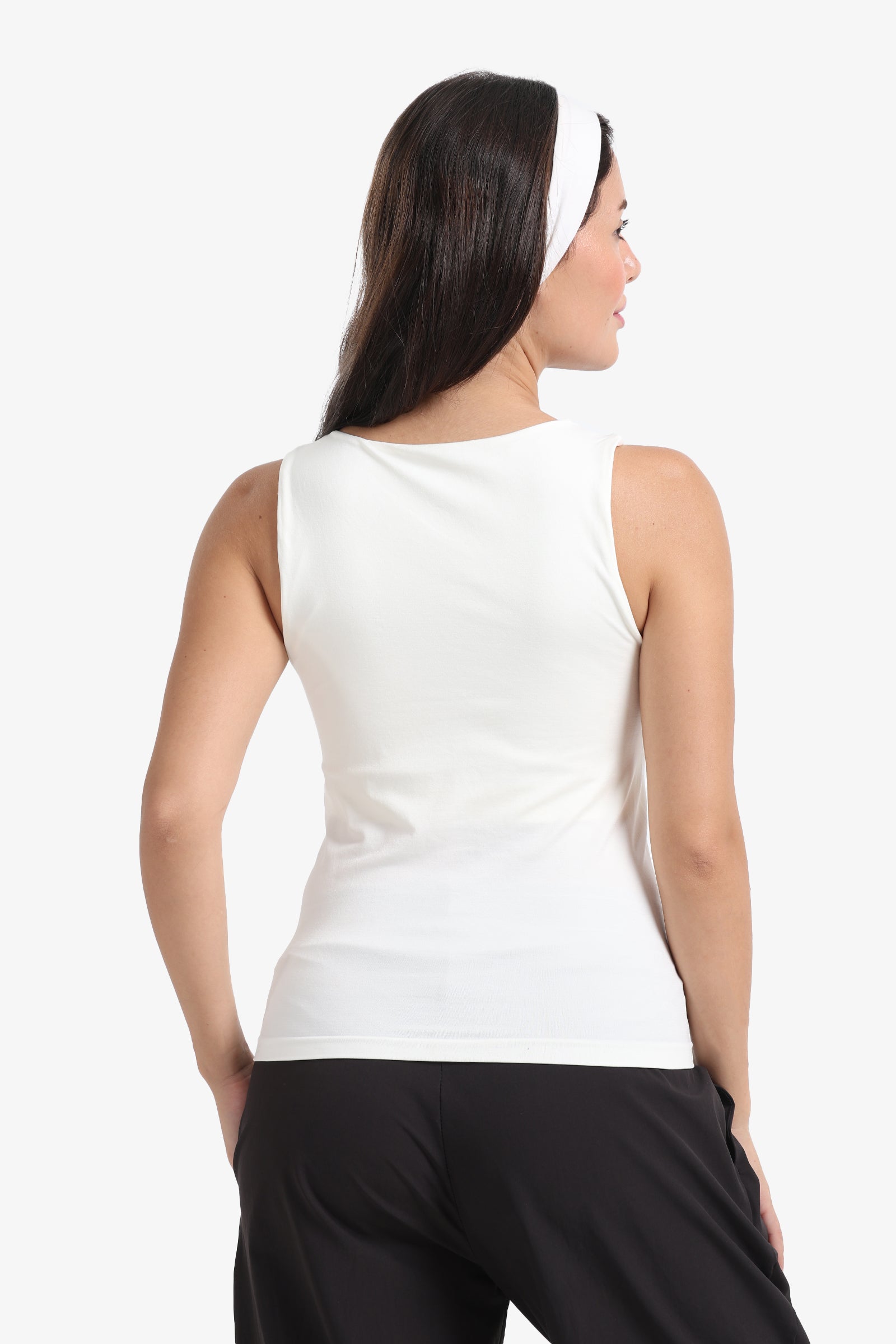 Sleek Solid Patterned Top