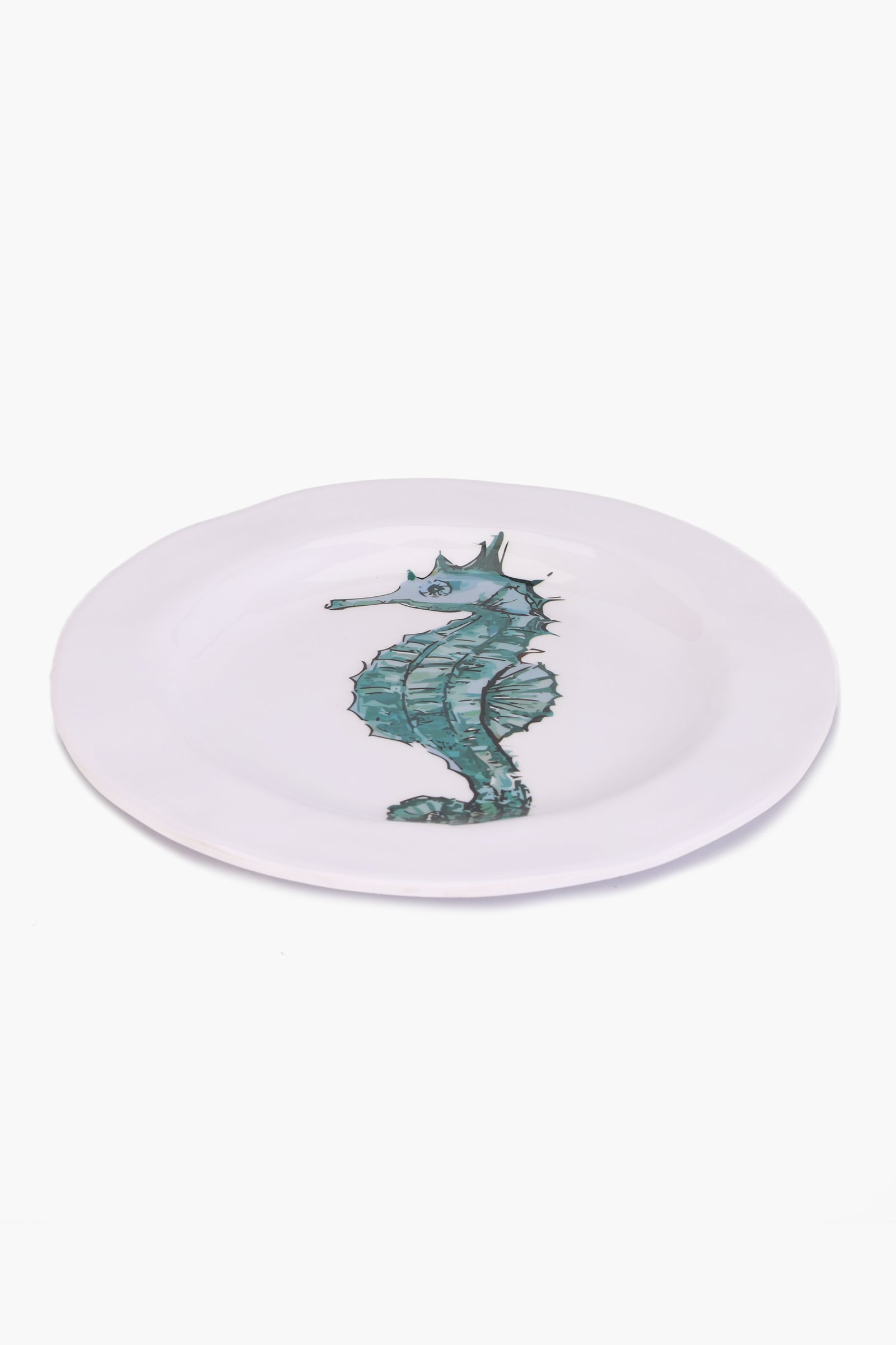 Melamine Seahorse Dinner Plate (23cm)