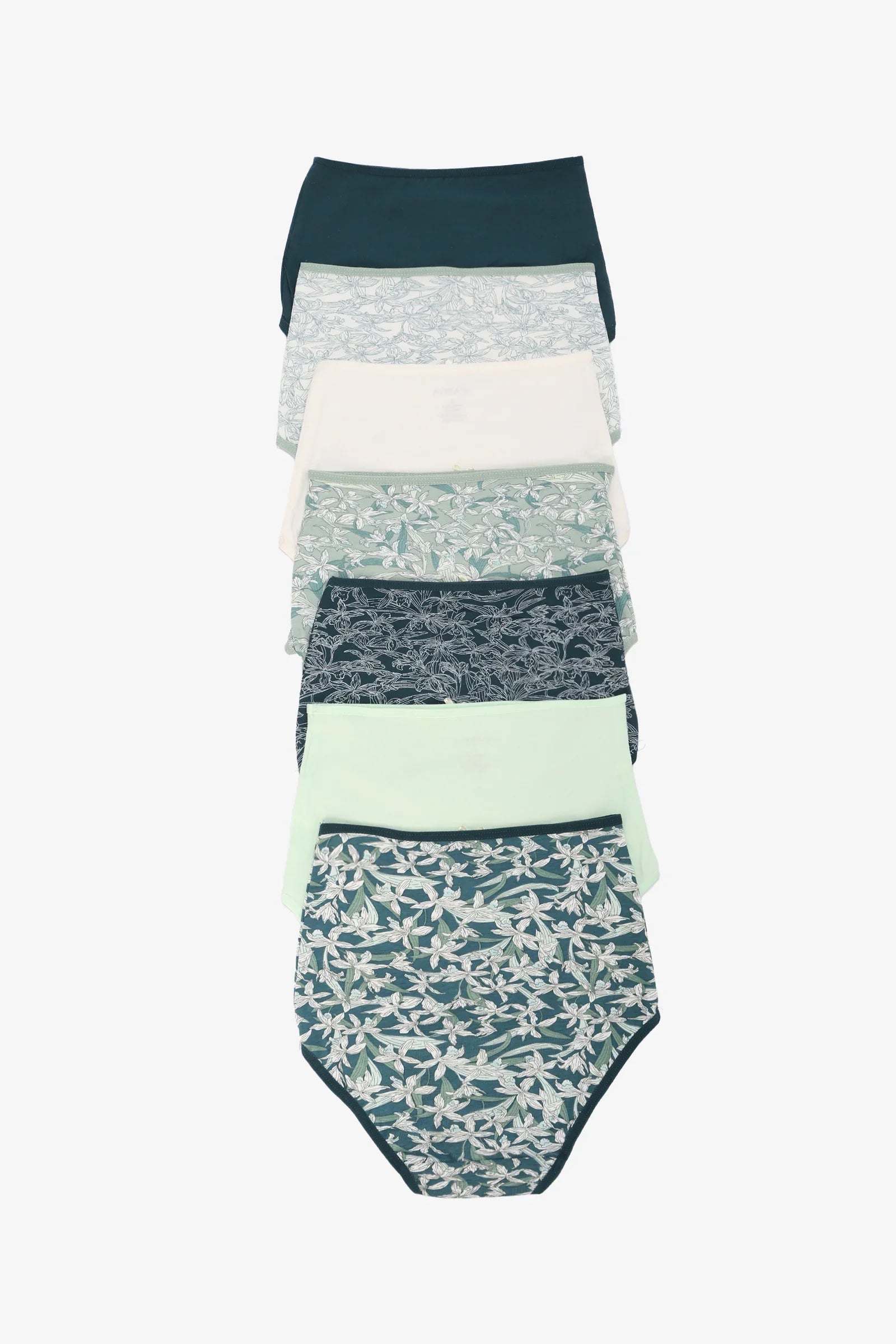 Pack of 7 Colored Full Brief Panties