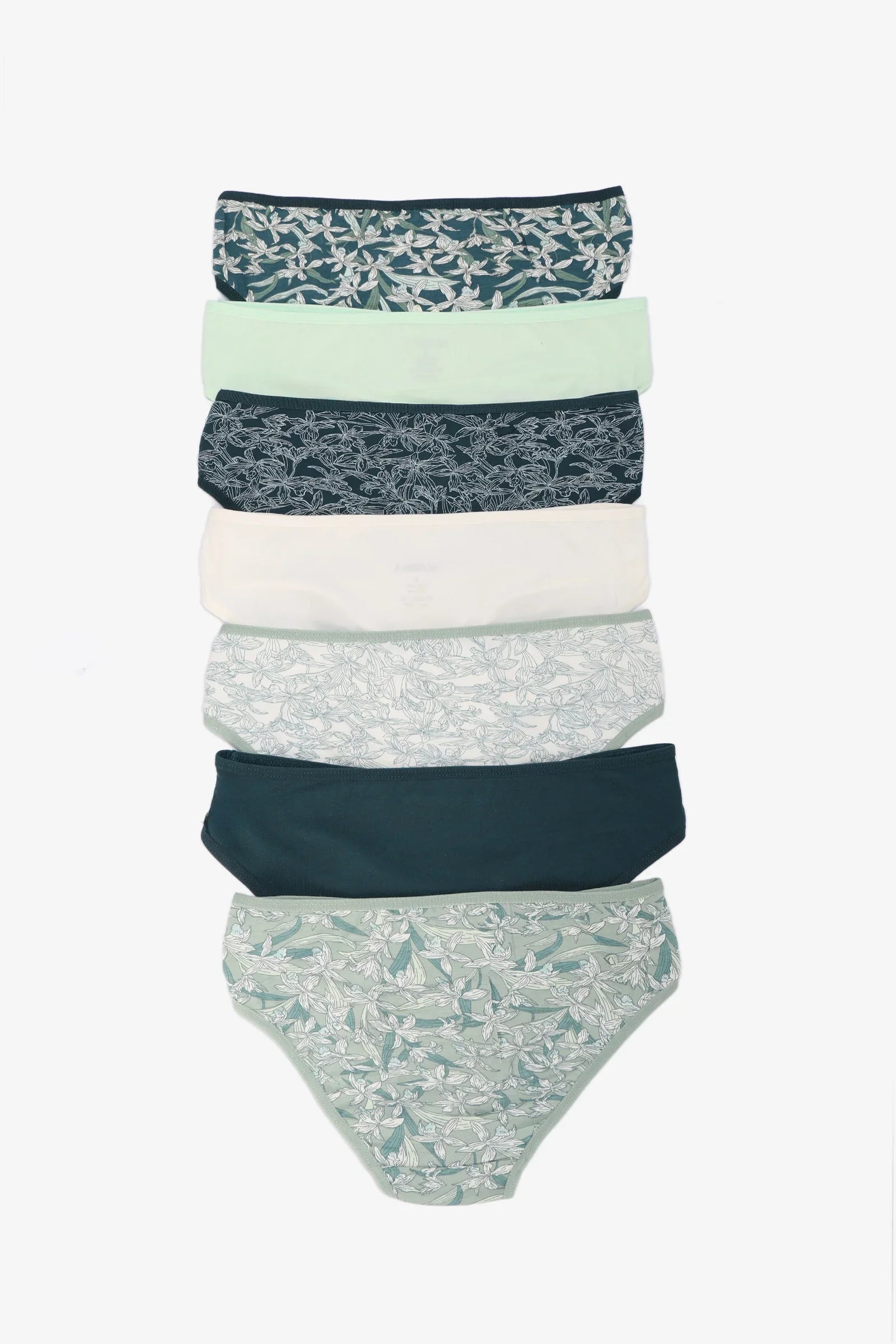 Pack of 7 Colored Bikini Panties