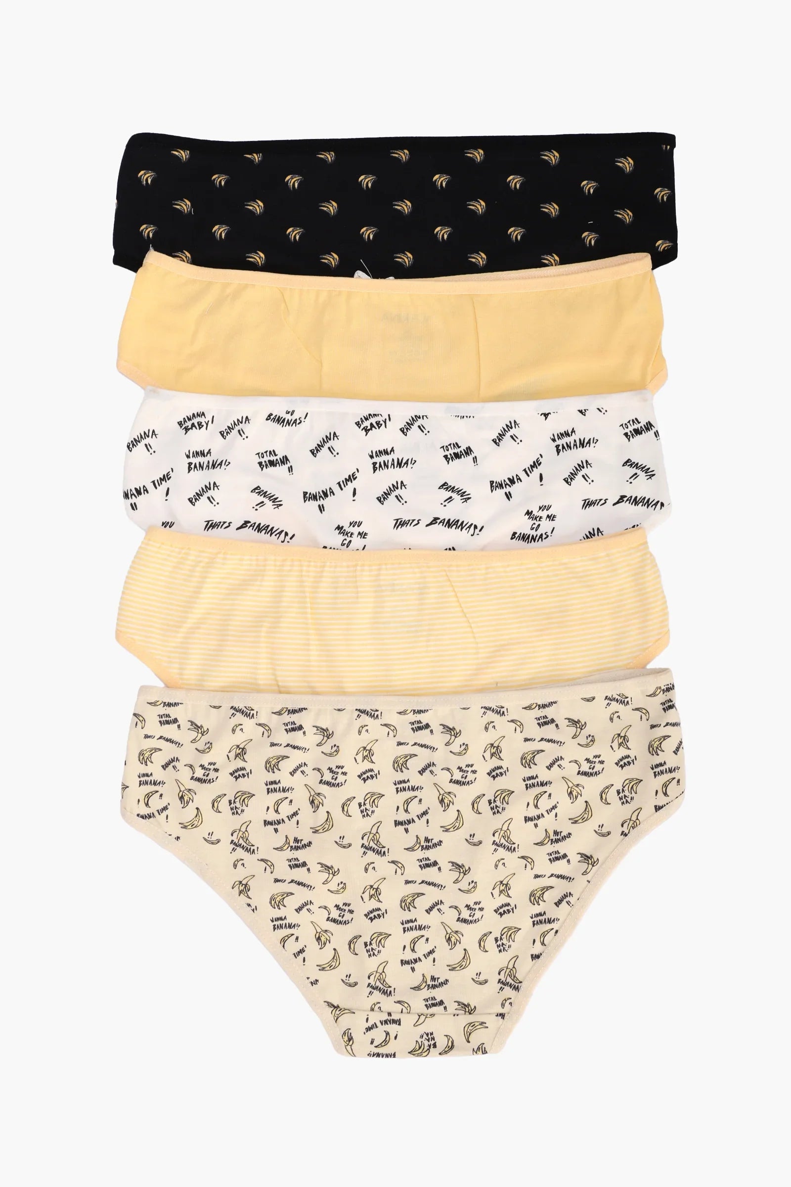 Pack of 5 Colored Bikini Panties