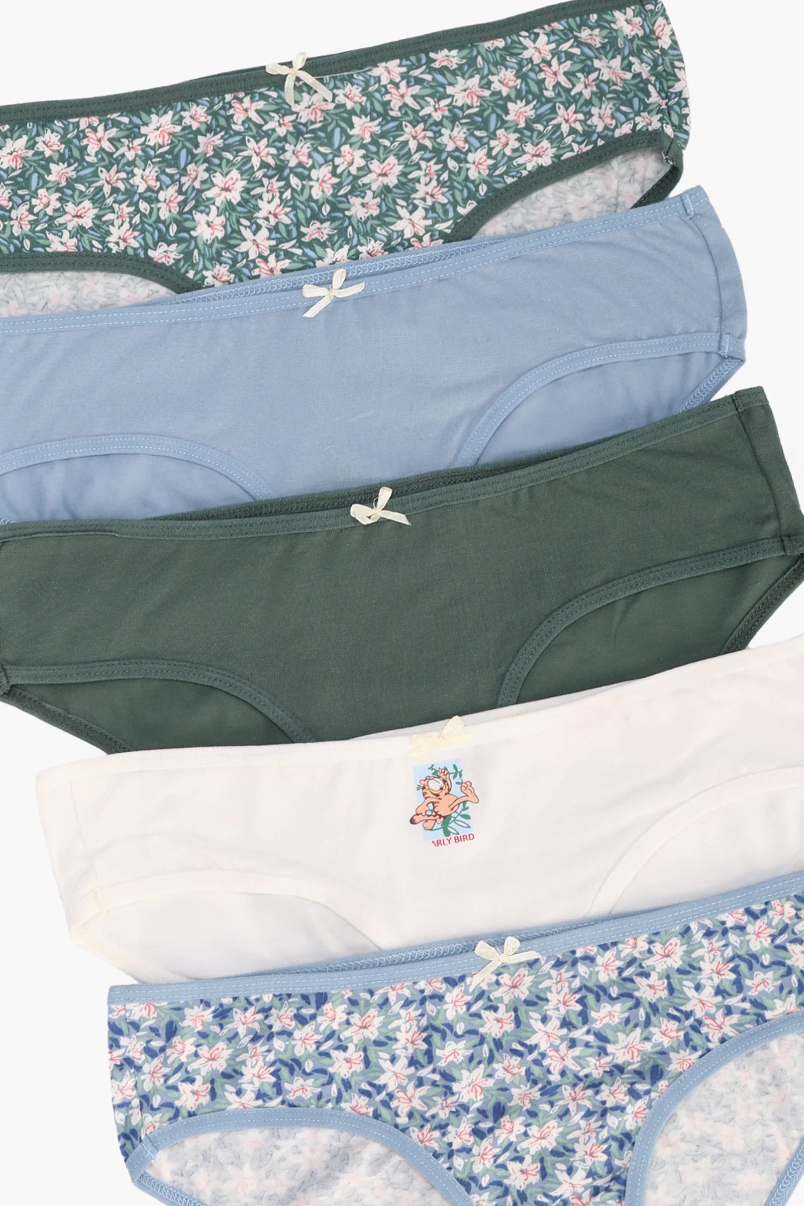 Pack of 5 Colored Bikini Panties